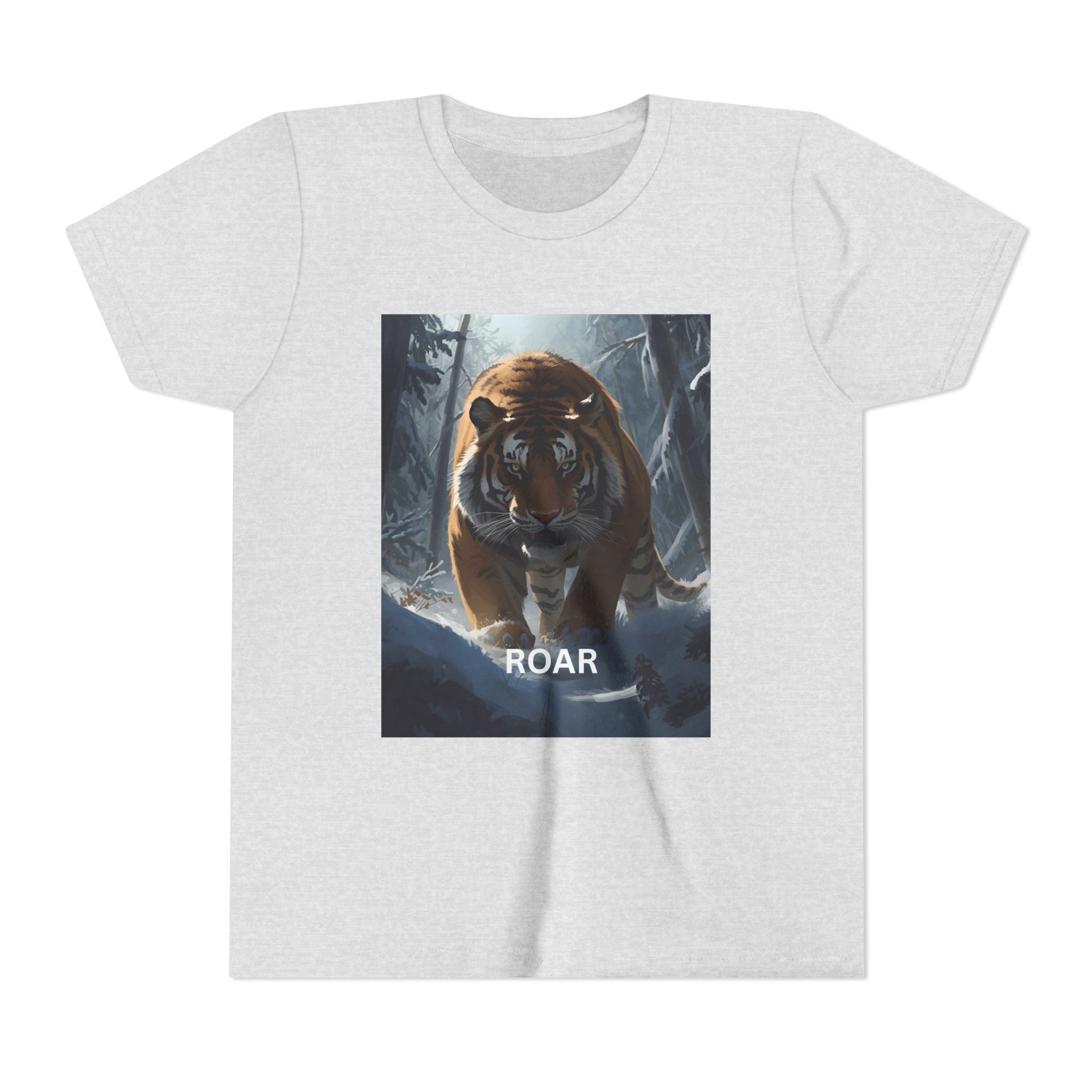 Tiger Roar Snow Youth Short Sleeve Tee