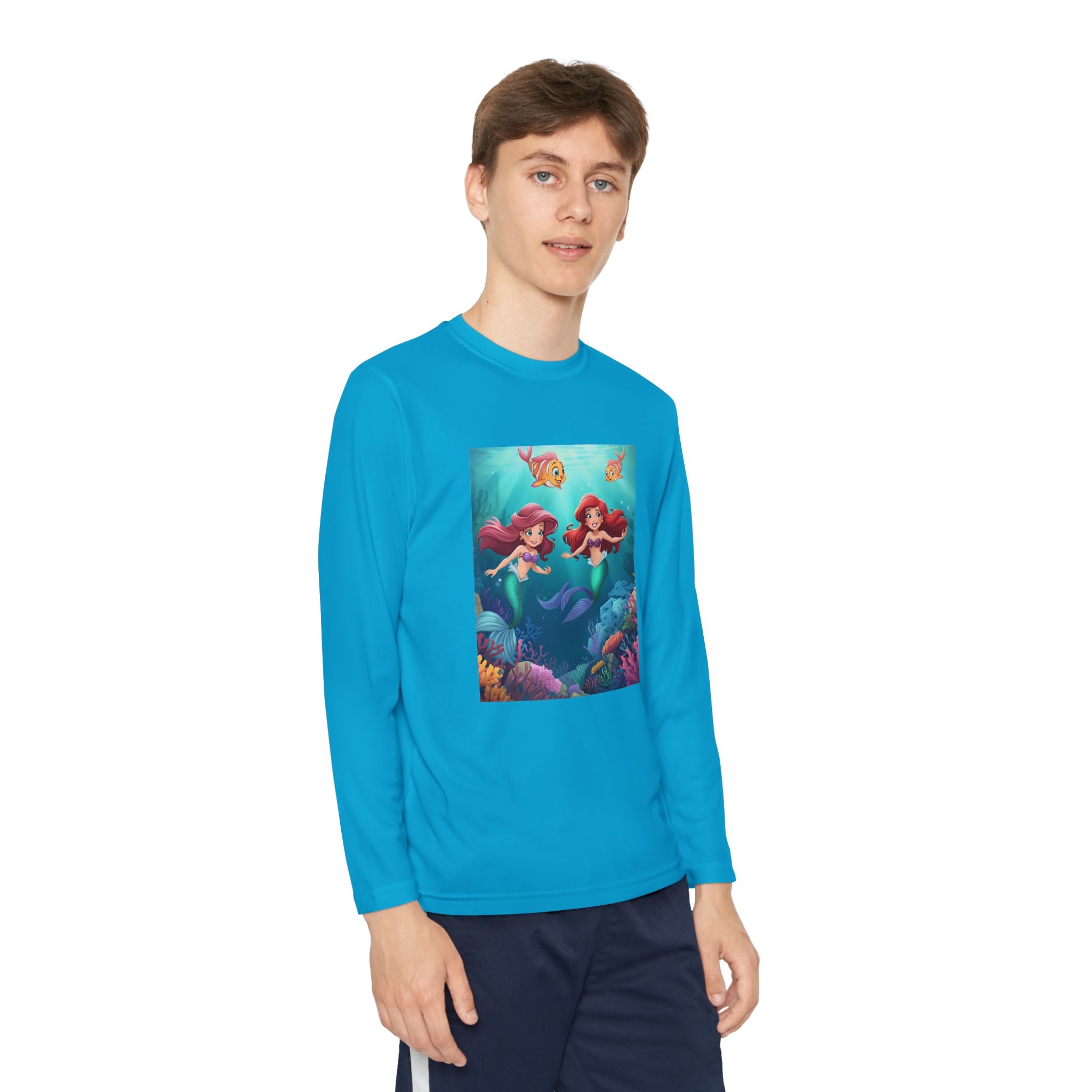 Mermaid Youth Long Sleeve Competitor Tee