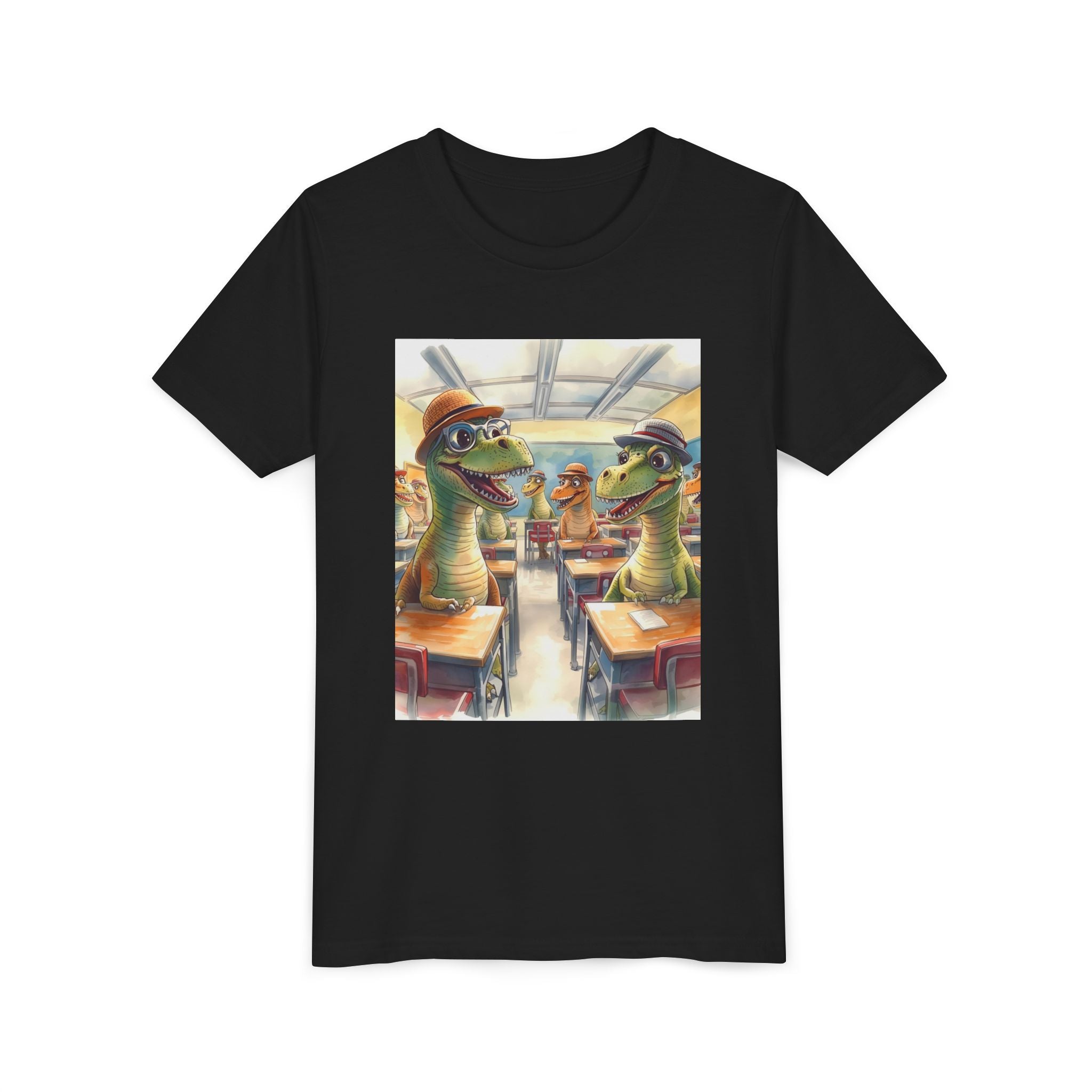 Dinosaur Classroom Youth Short Sleeve Tee