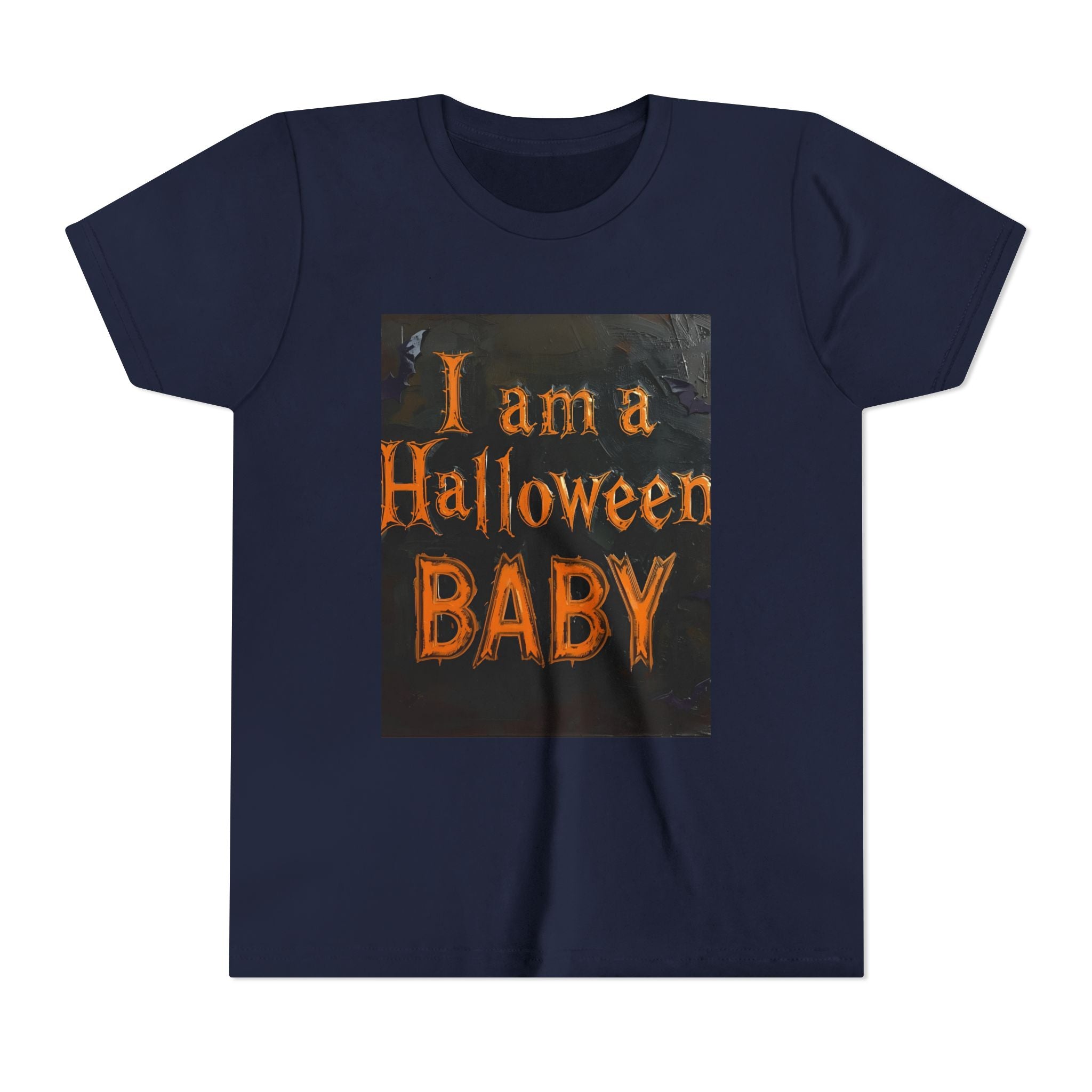 I Am A Halloween Baby Youth Short Sleeve Tee