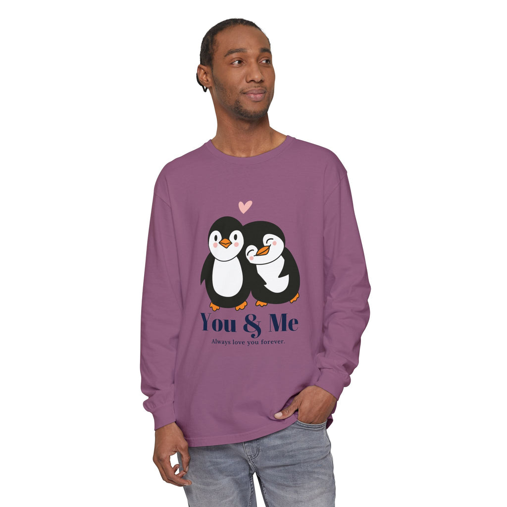 Adorable Penguin Love Long Sleeve T-Shirt | Cute Couples Gift, Valentine's Day Apparel, Matching Tees, Cozy Date Night Wear, [...]