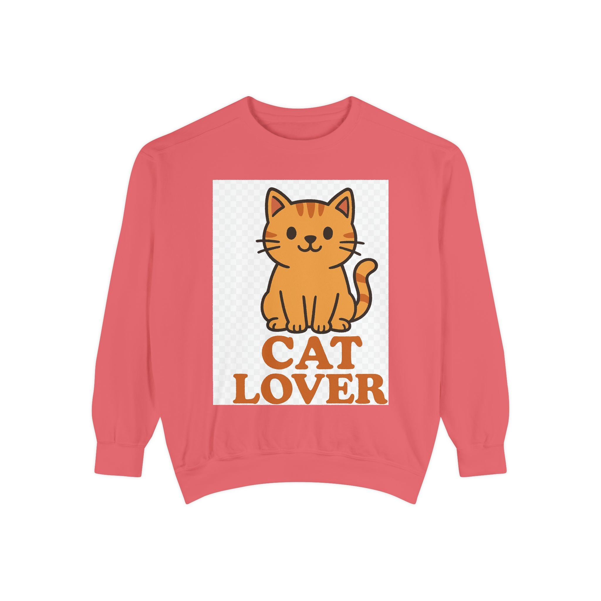 Cat Lover Unisex Garment-Dyed Sweatshirt