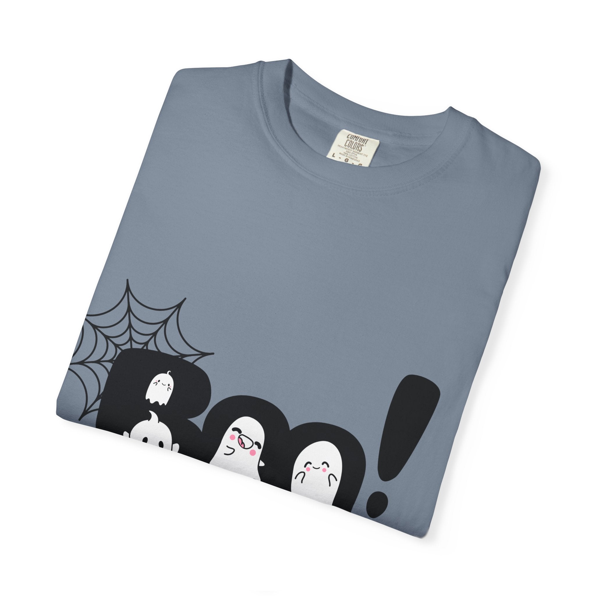 Halloween Boo T-Shirt, Spooky Fun Tee for Halloween, Unisex Ghost Shirt, Boo! Halloween Gift, Fall Celebration Apparel