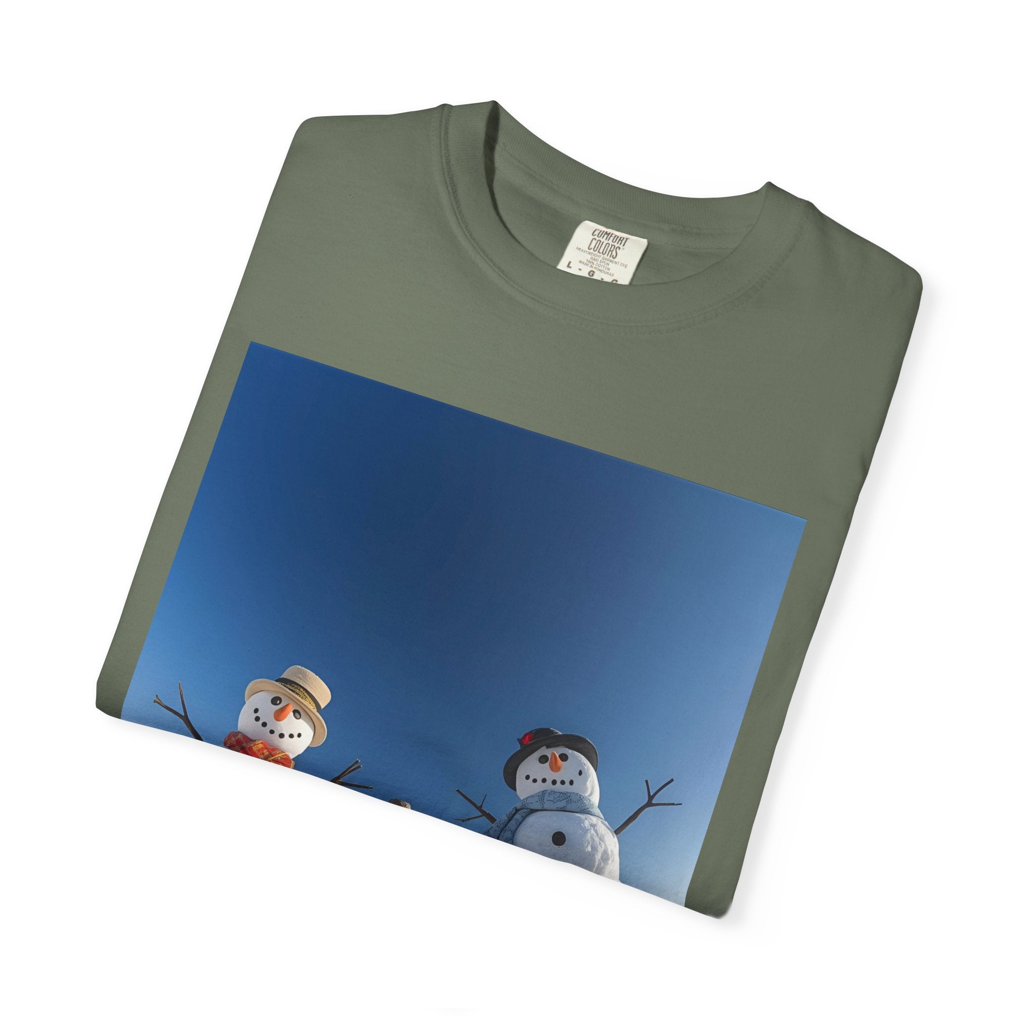 Festive Christmas Winter Wonderland Snowman T-shirt, Holiday Apparel, Christmas Gift, Unisex Tees, Cozy Winter Outfit, Family Fun