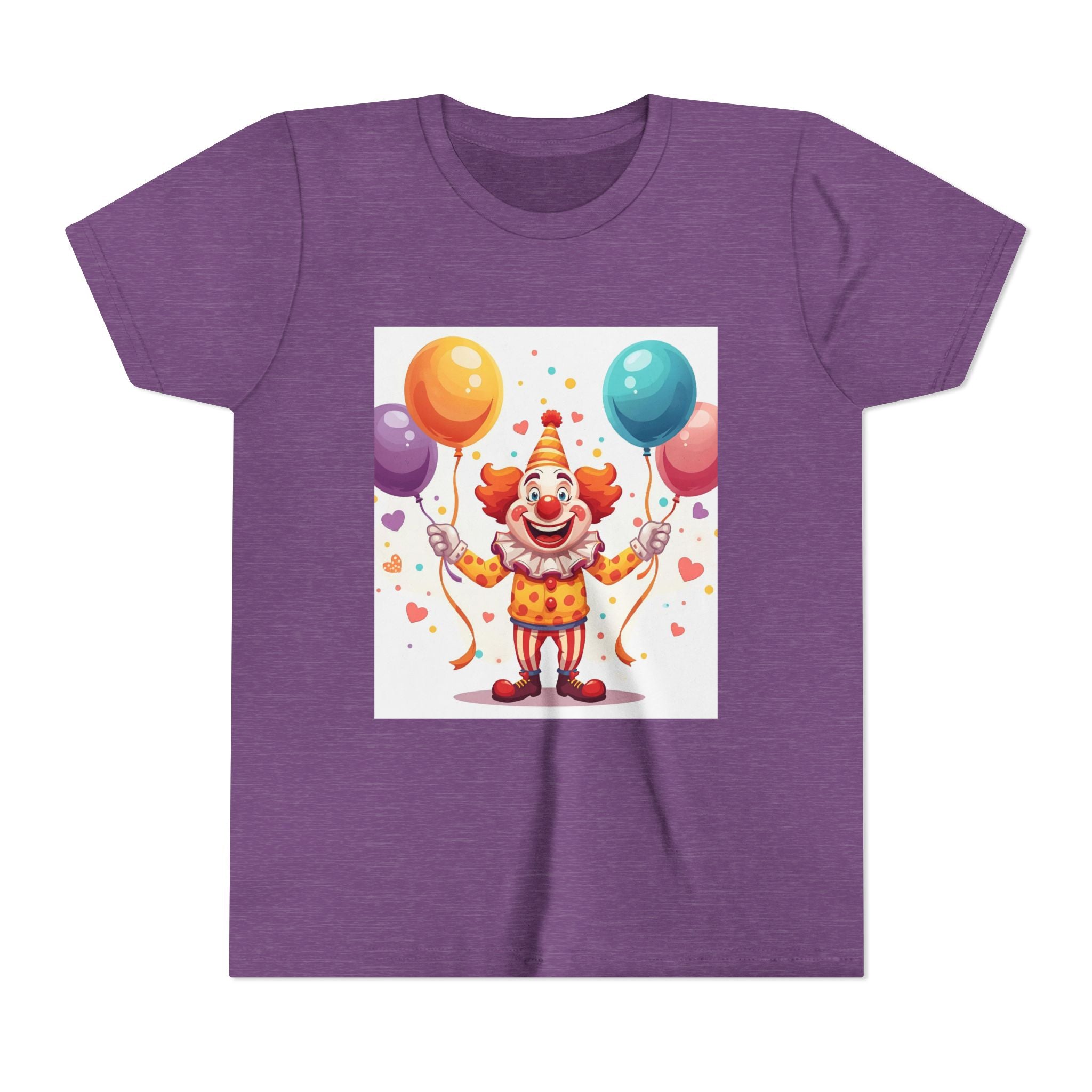Funny Clown Youth Short Sleeve Tee