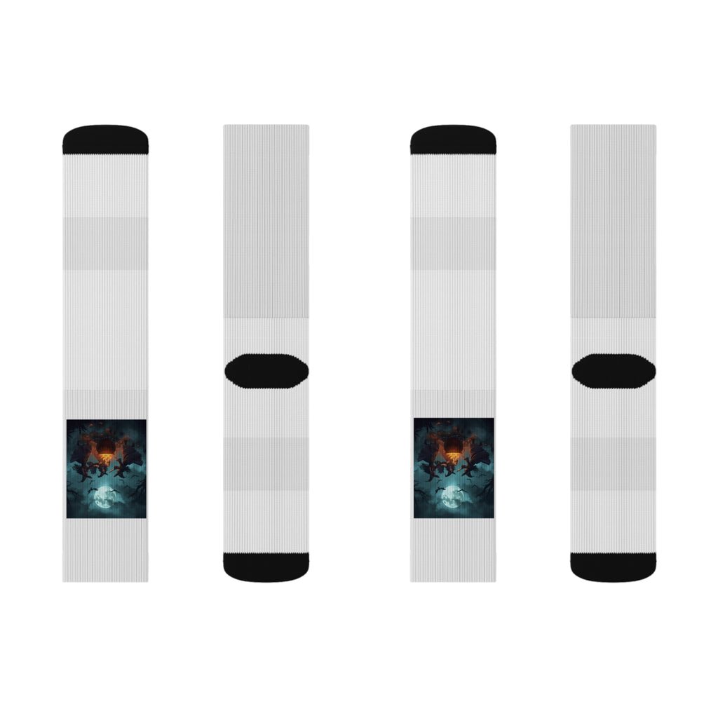 Spooky Halloween Sublimation Socks