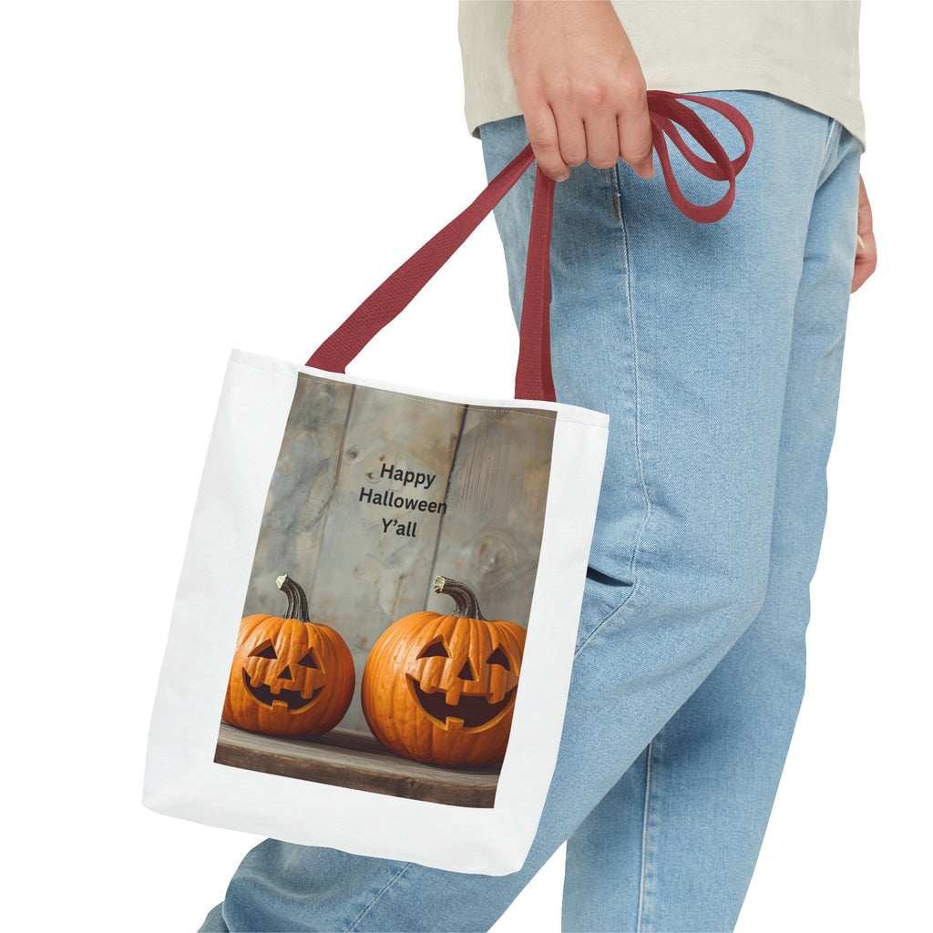 Halloween Pumpkin Tote Bag, Perfect for Fall Celebrations, Trick or Treating, Seasonal Gifts, Cute Halloween Decor, Eco-Friendly Carryall