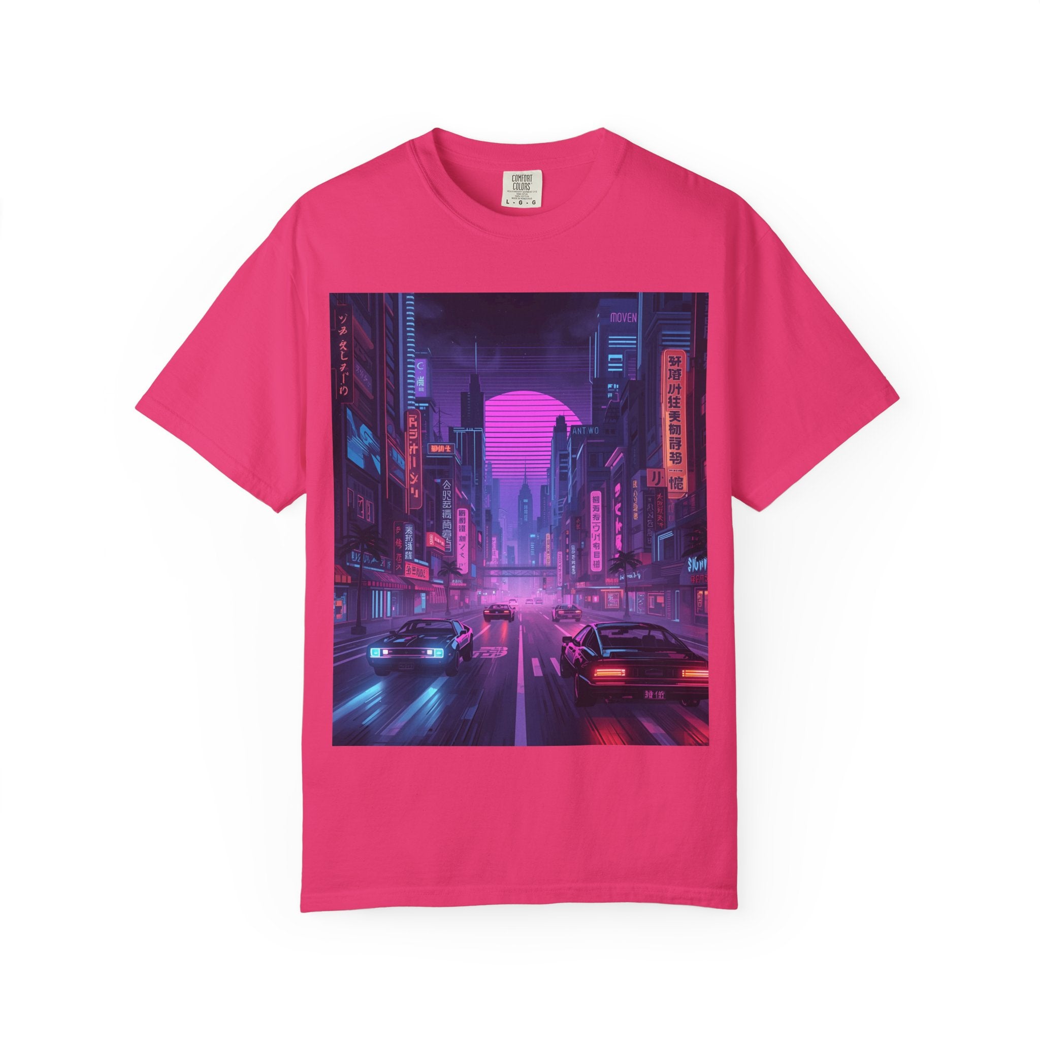 Futuristic City Unisex T-Shirt, Trendy Graphic Tee, Streetwear Style, Perfect for Gifts, Casual Wear, Summer Vibes