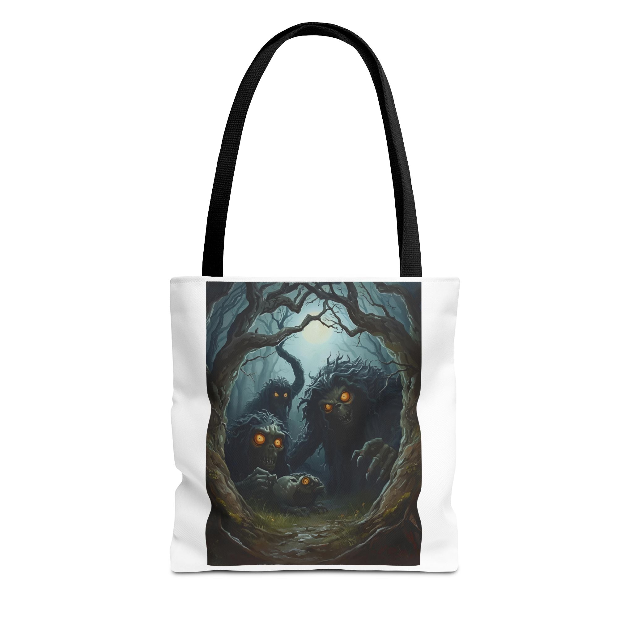 Spooky Forest Creatures Tote Bag (AOP)
