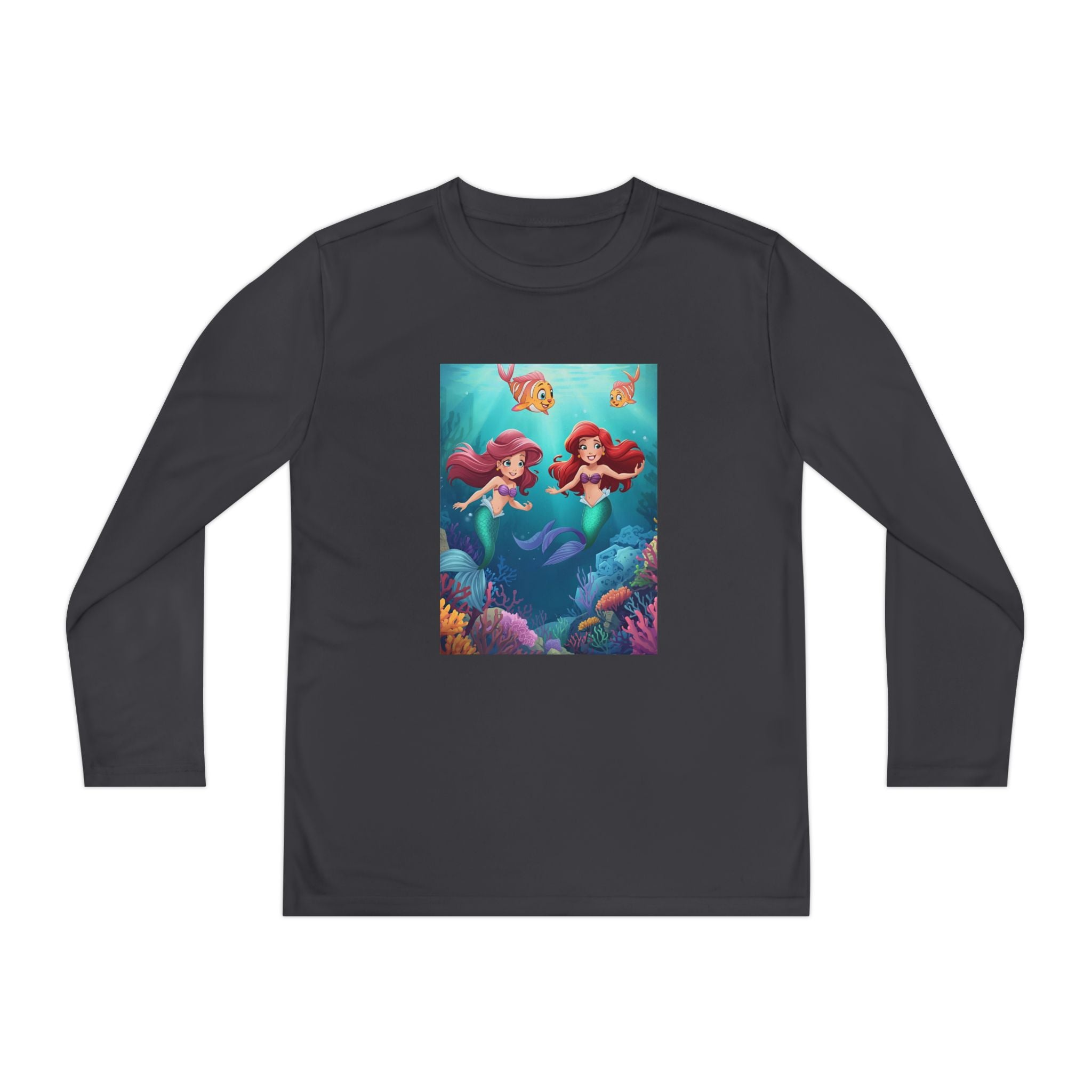 Mermaid Youth Long Sleeve Competitor Tee