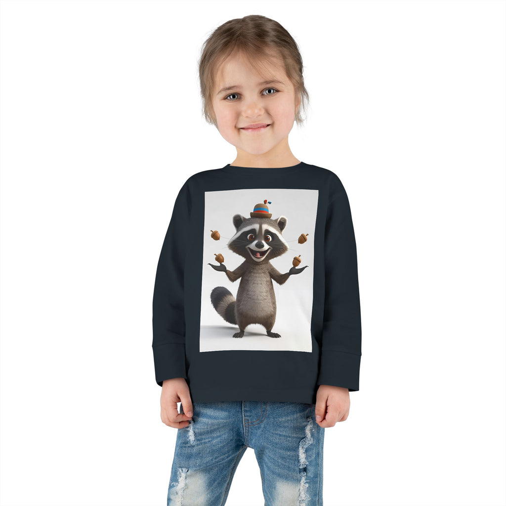 Raccoon Toddler Long Sleeve Tee
