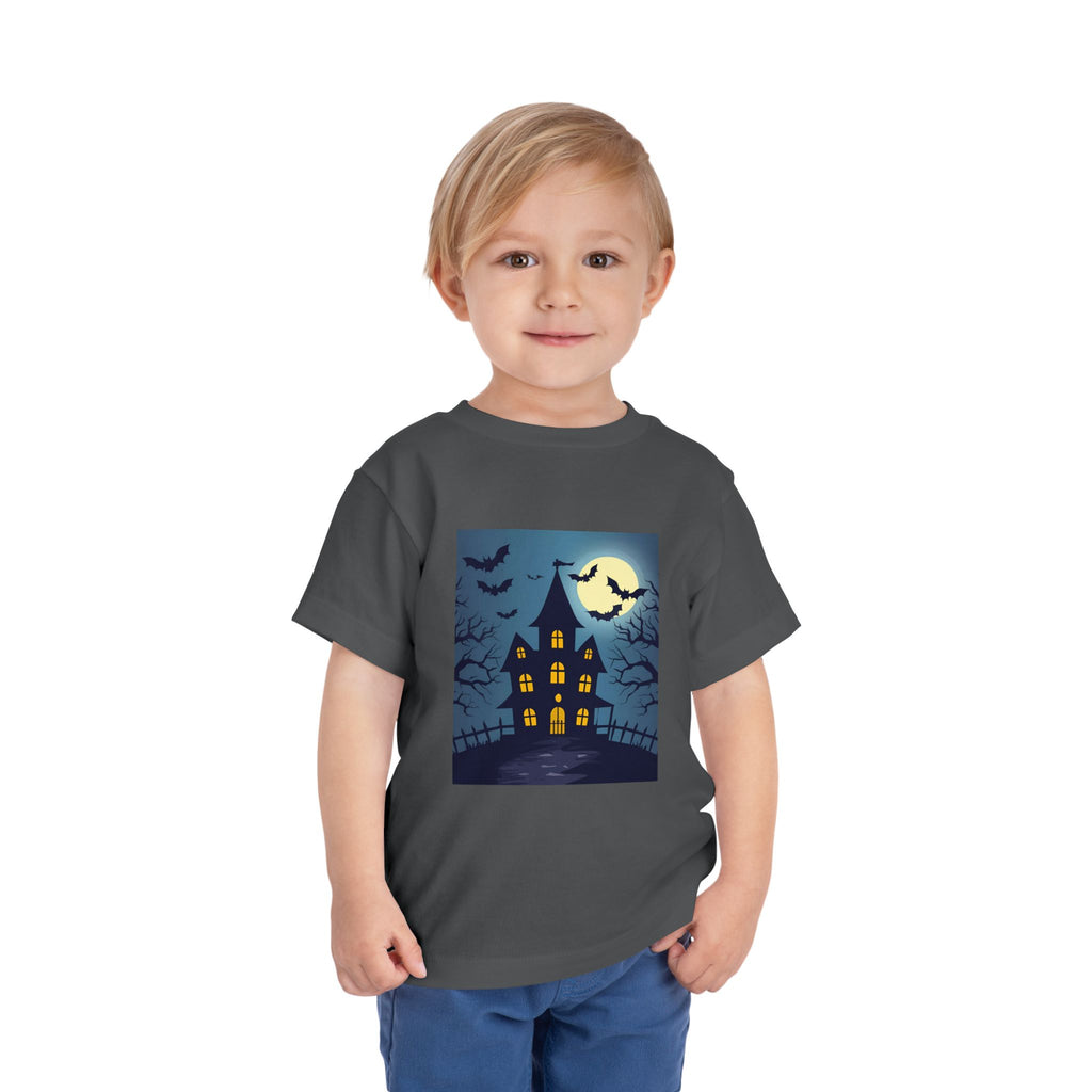 Toddler Halloween T-Shirt, Spooky Haunted House Tee, Kids Halloween Costume, Toddler Witch Shirt, Halloween Party Outfit
