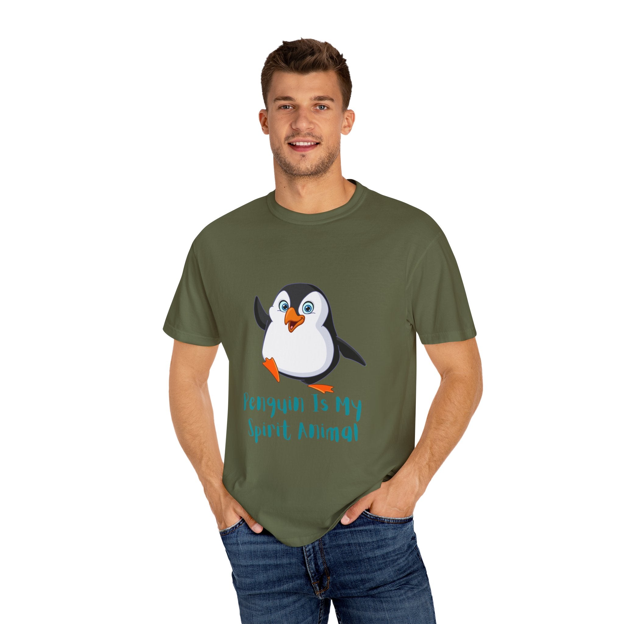 Penguin Spirit Animal T-Shirt - Fun Graphic Tee, Animal Lover Gift, Casual Wear, Unisex Fashion, Cute Birthday Top