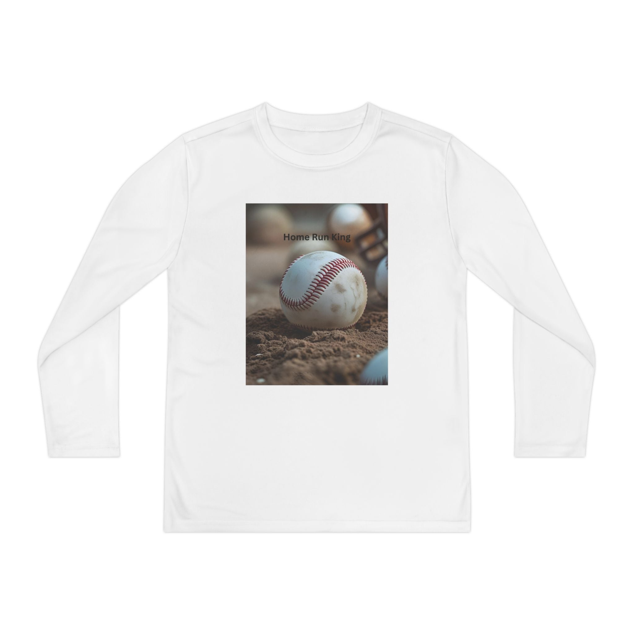 Baseball Youth Long Sleeve Shirt, Kids Sports Tee, Team Fundraiser, Athletic Wear, Birthday Gift, Gifts for Young Players