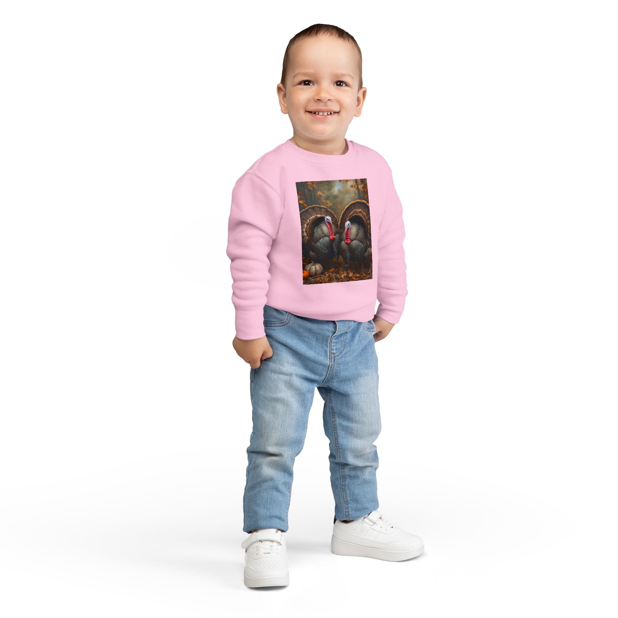 Thanksgiving Turkey Toddler Sweatshirt