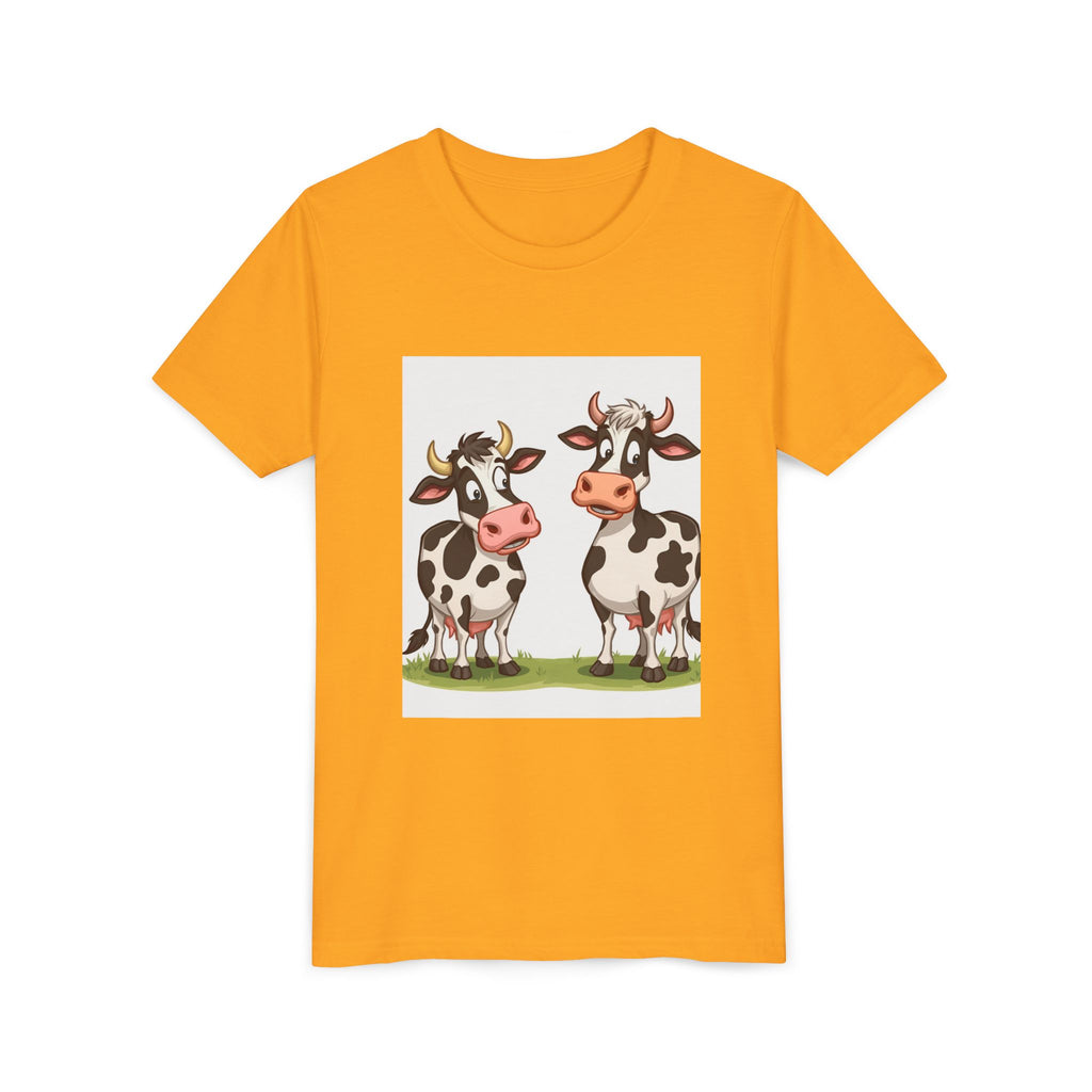 Cute Cows Youth Short Sleeve Tee