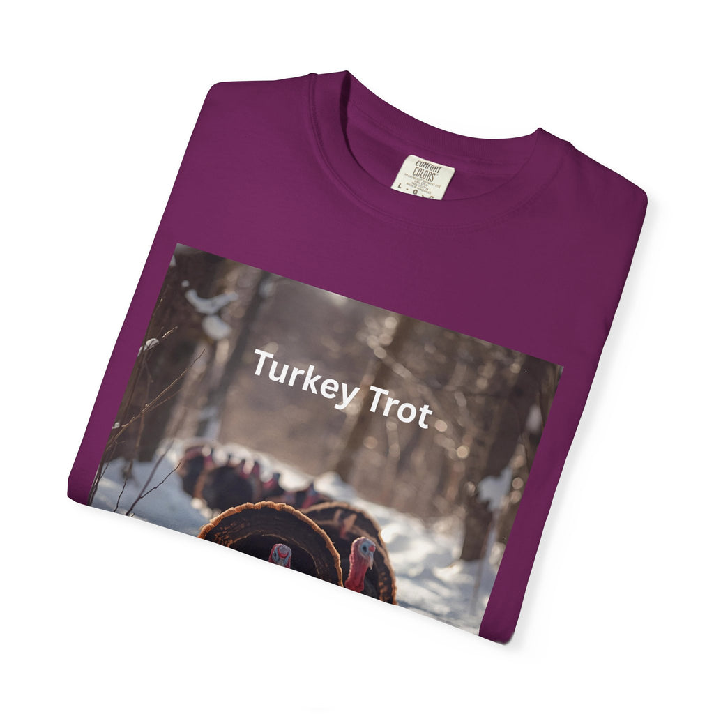 Turkey Trot Unisex T-Shirt, Casual Tee, Thanksgiving Apparel, Outdoor Fun Shirt, Festival Wear, Holiday Gift Idea