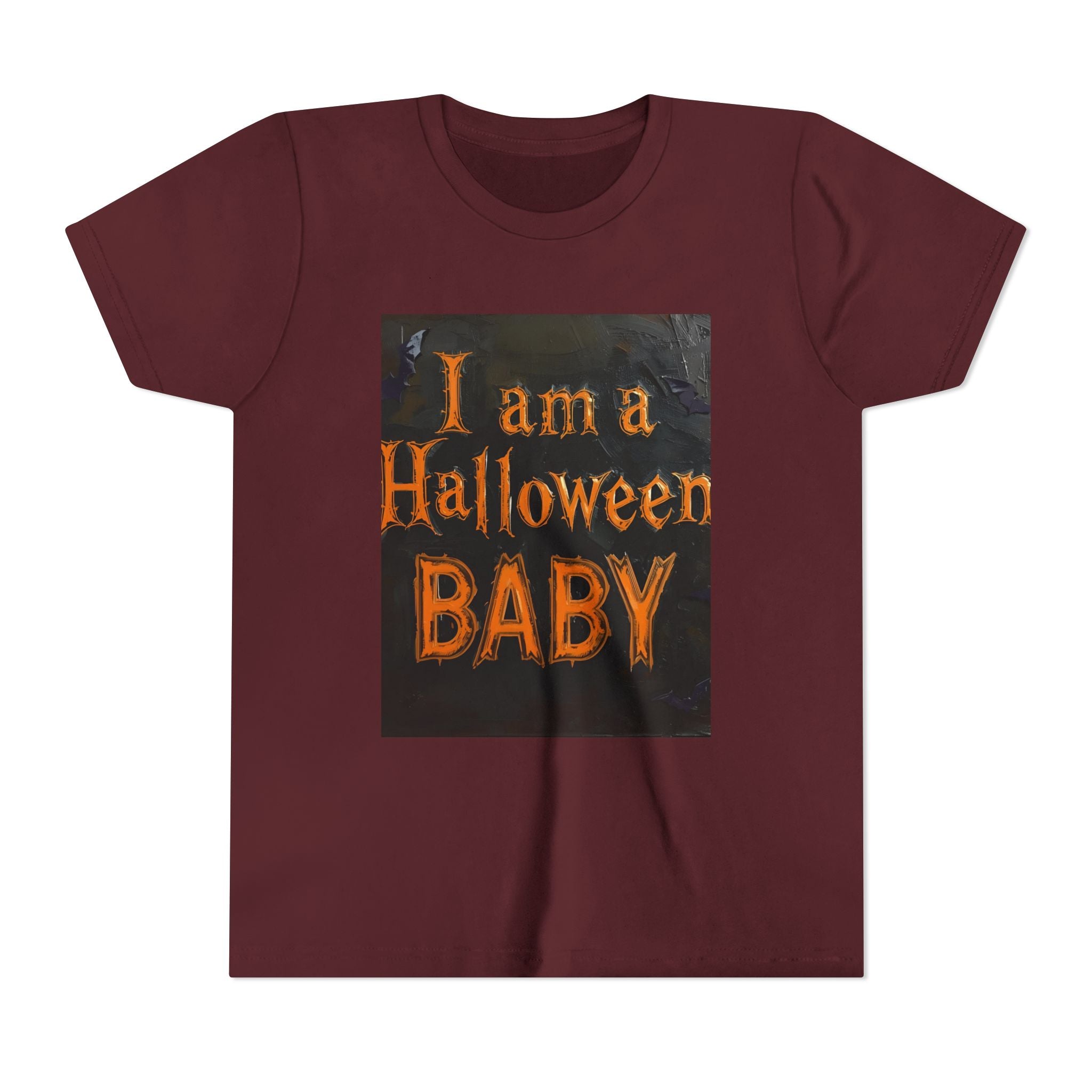 I Am A Halloween Baby Youth Short Sleeve Tee