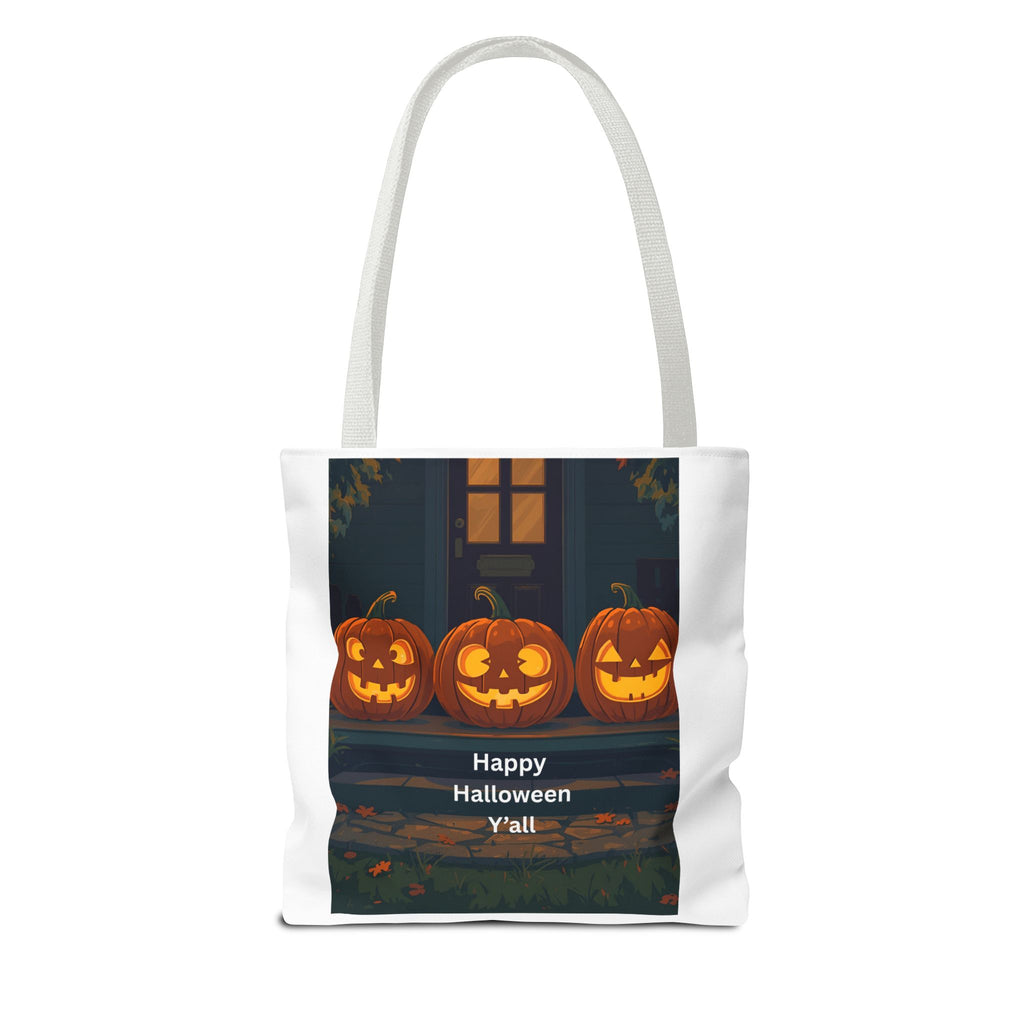 Spooky Halloween Tote Bag, Trick-or-Treat Bag, Pumpkin Bag, Fall Tote, Festive Grocery Bag, Halloween Decor