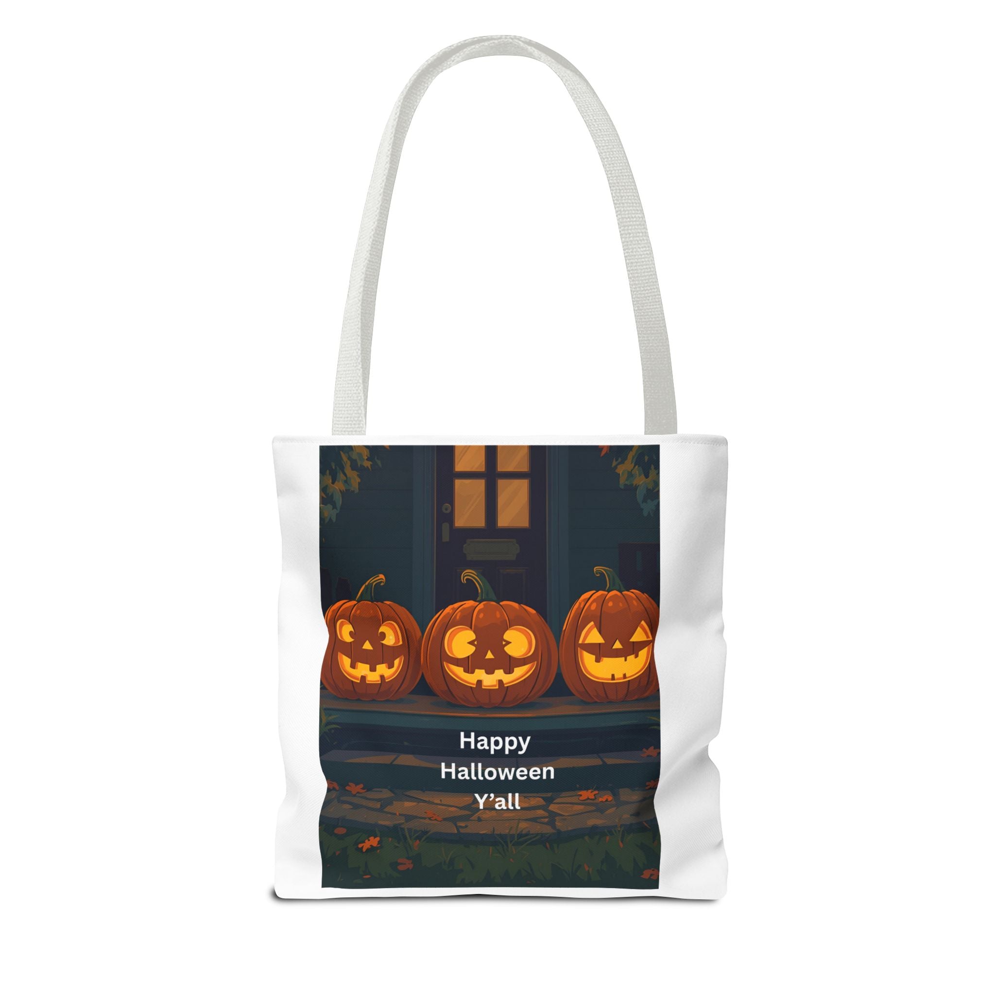 Spooky Halloween Tote Bag, Trick-or-Treat Bag, Pumpkin Bag, Fall Tote, Festive Grocery Bag, Halloween Decor