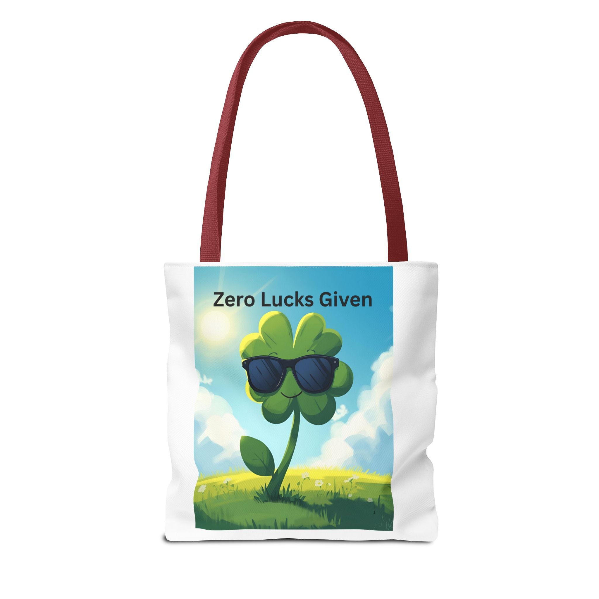 Zero Lucks Given Playful St. Patrick's Day Tote Bag, Fun Canvas Bag for Shoppers, Zero Lucks Given Bag, Gift for Friends, Travel Bag, Everyday Use
