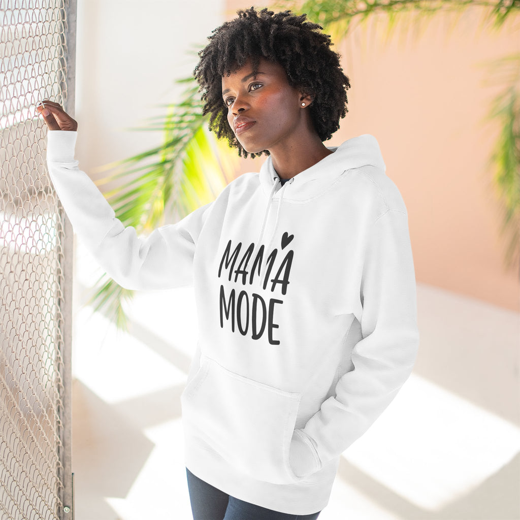 Mama Mode Hoodie — Cozy Fleece Motherhood Pullover