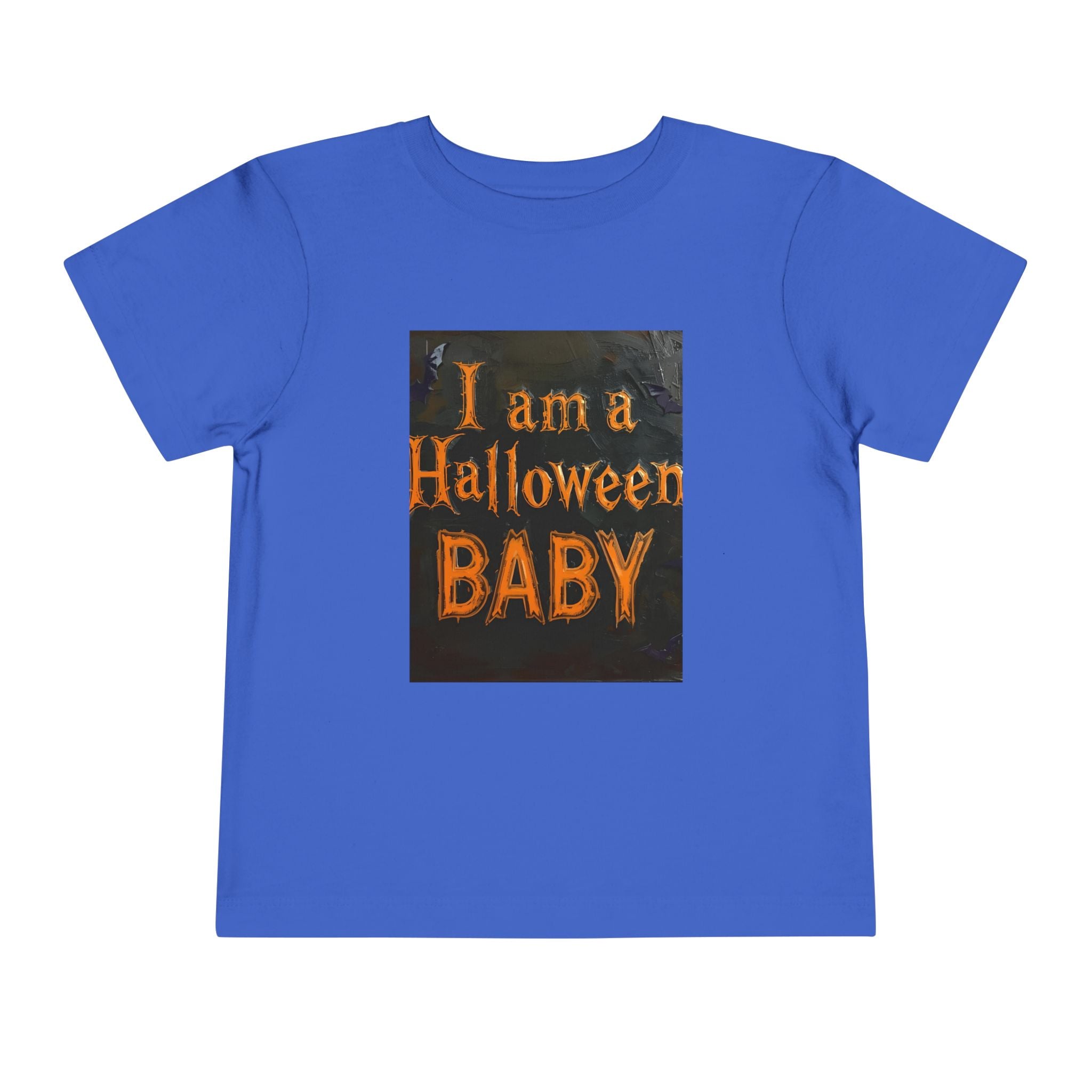 I Am A Halloween Baby Toddler Short Sleeve Tee