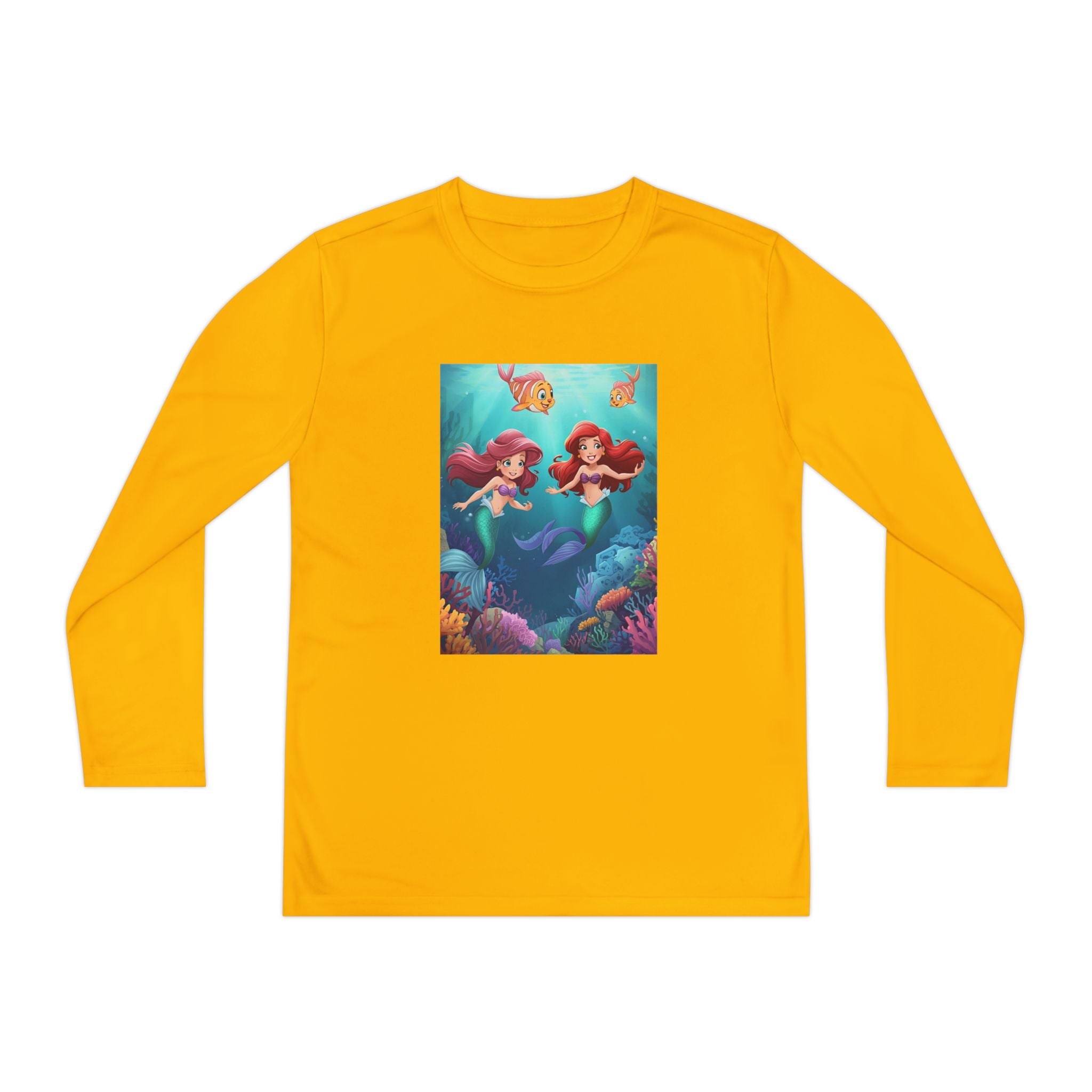 Mermaid Youth Long Sleeve Competitor Tee