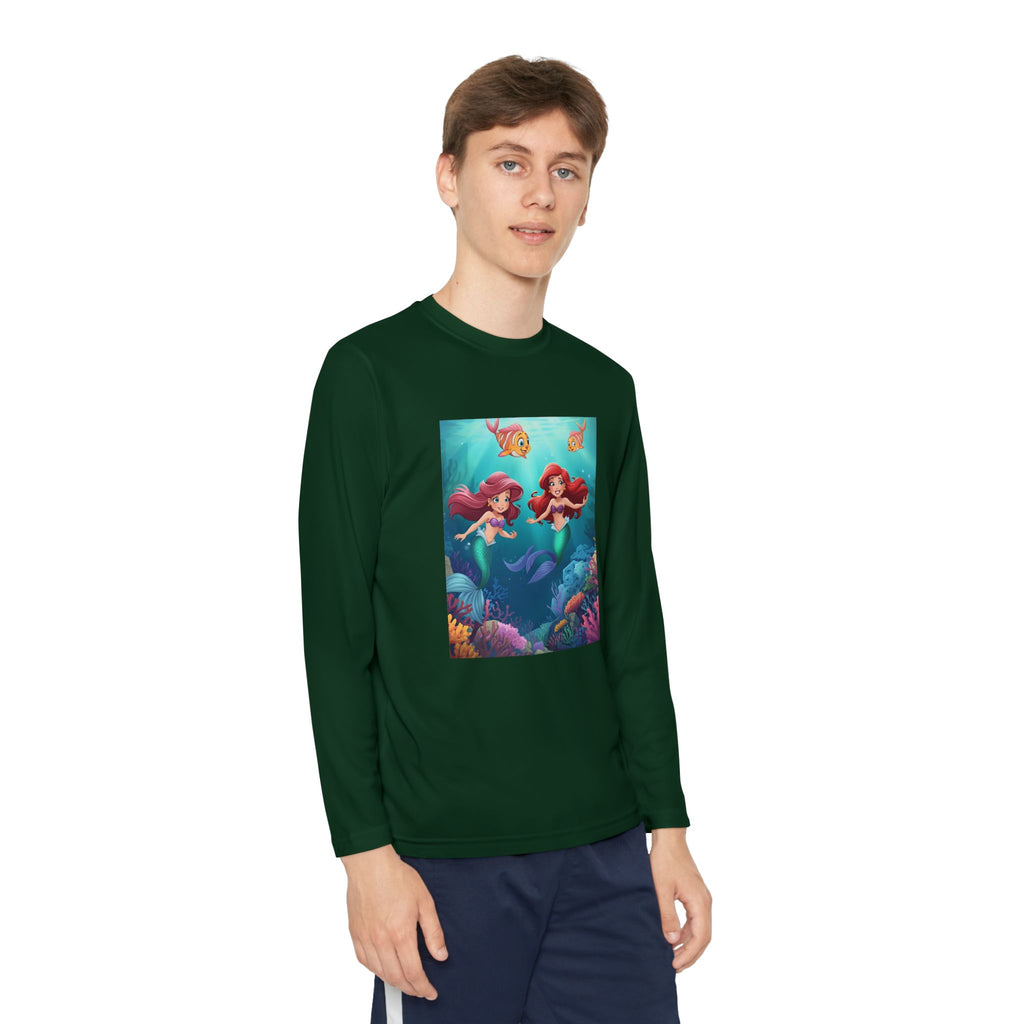 Mermaid Youth Long Sleeve Competitor Tee