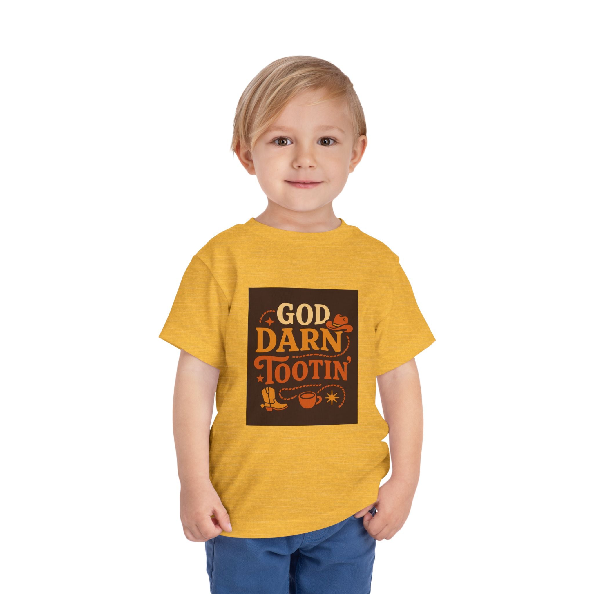 God Darn Tootin Toddler Short Sleeve Tee