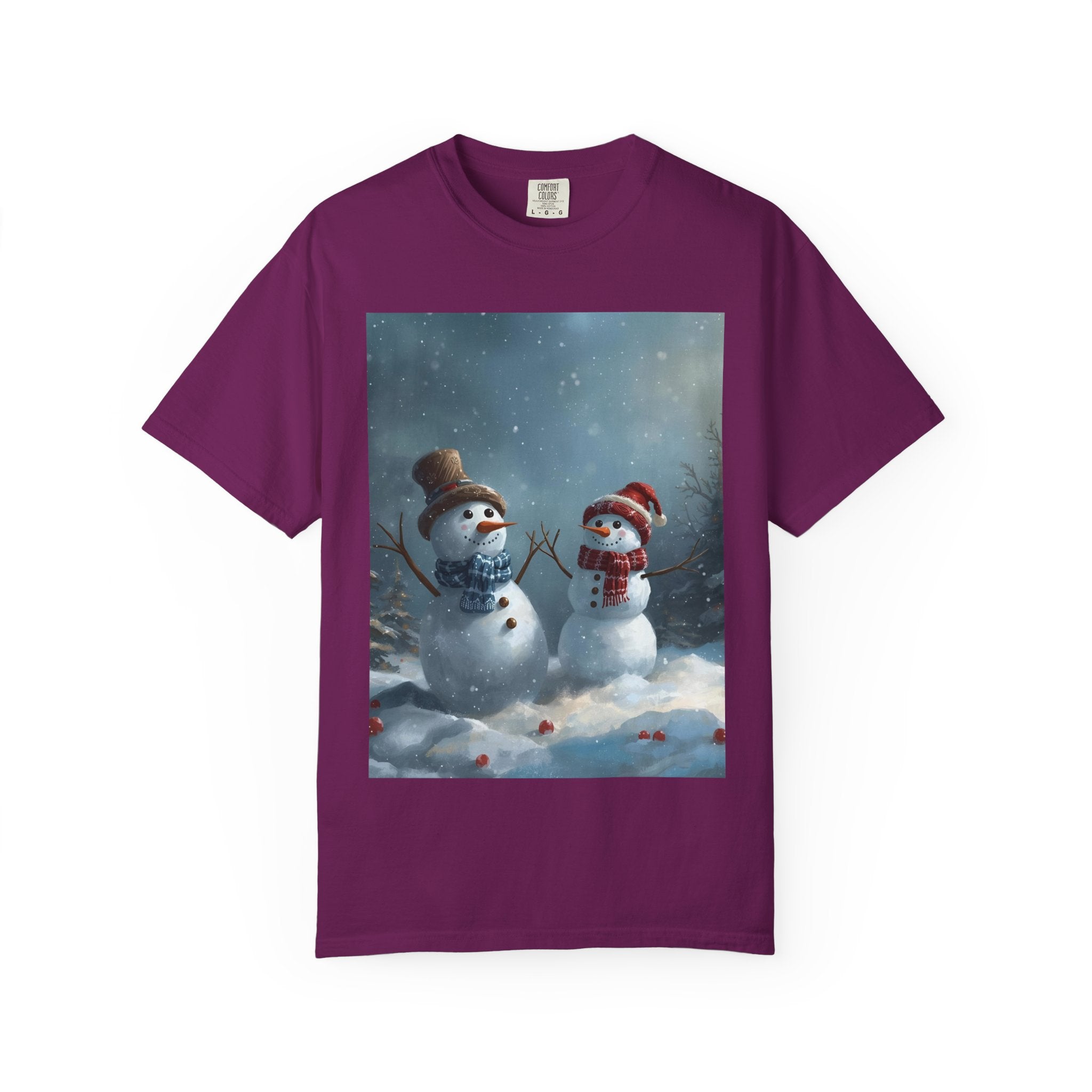 Christmas Winter Snowman T-Shirt, Festive Holiday Tee, Family Holiday Shirt, Cozy Winter Outfit, Seasonal Gift Idea