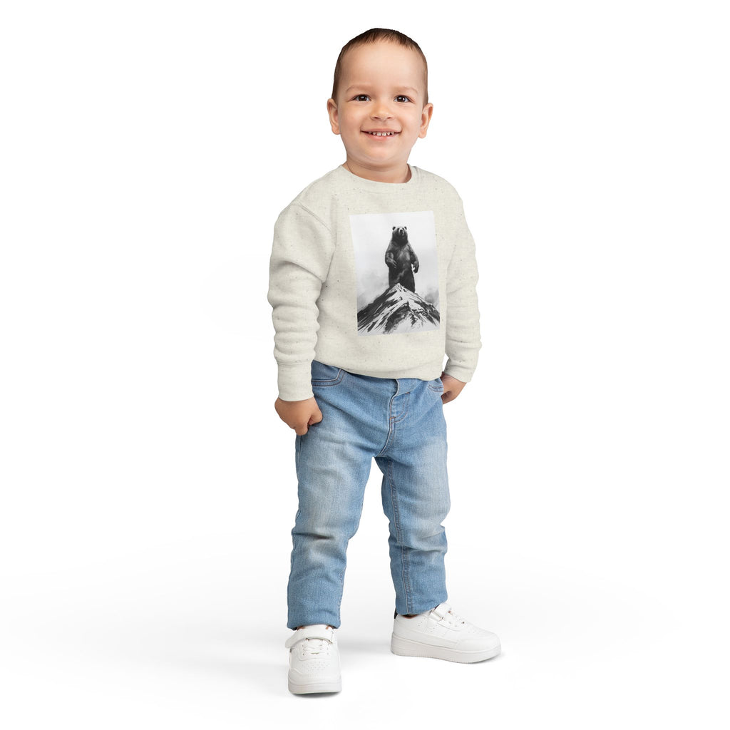 Bear Mountain Snow Toddler Sweatshirt
