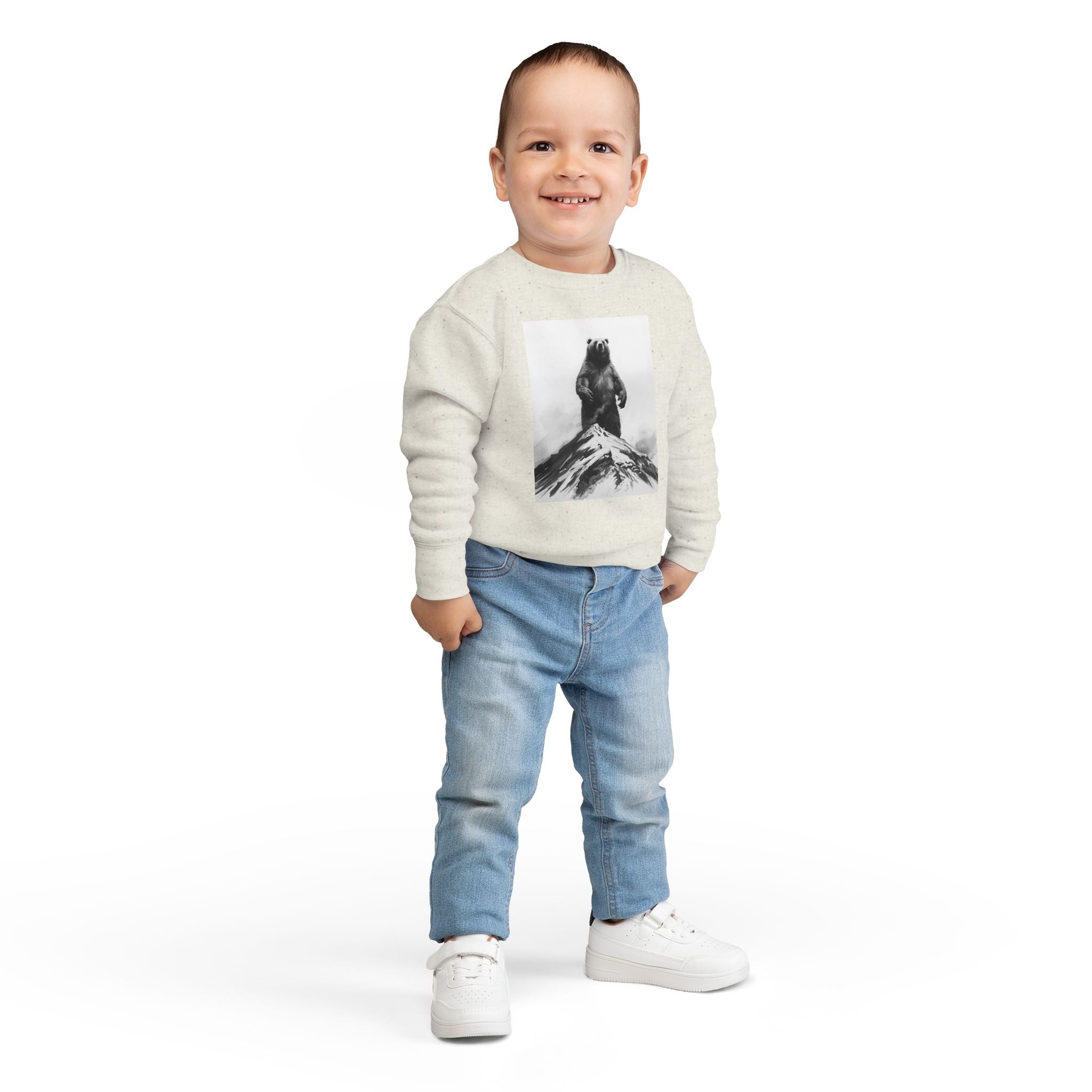 Bear Mountain Snow Toddler Sweatshirt