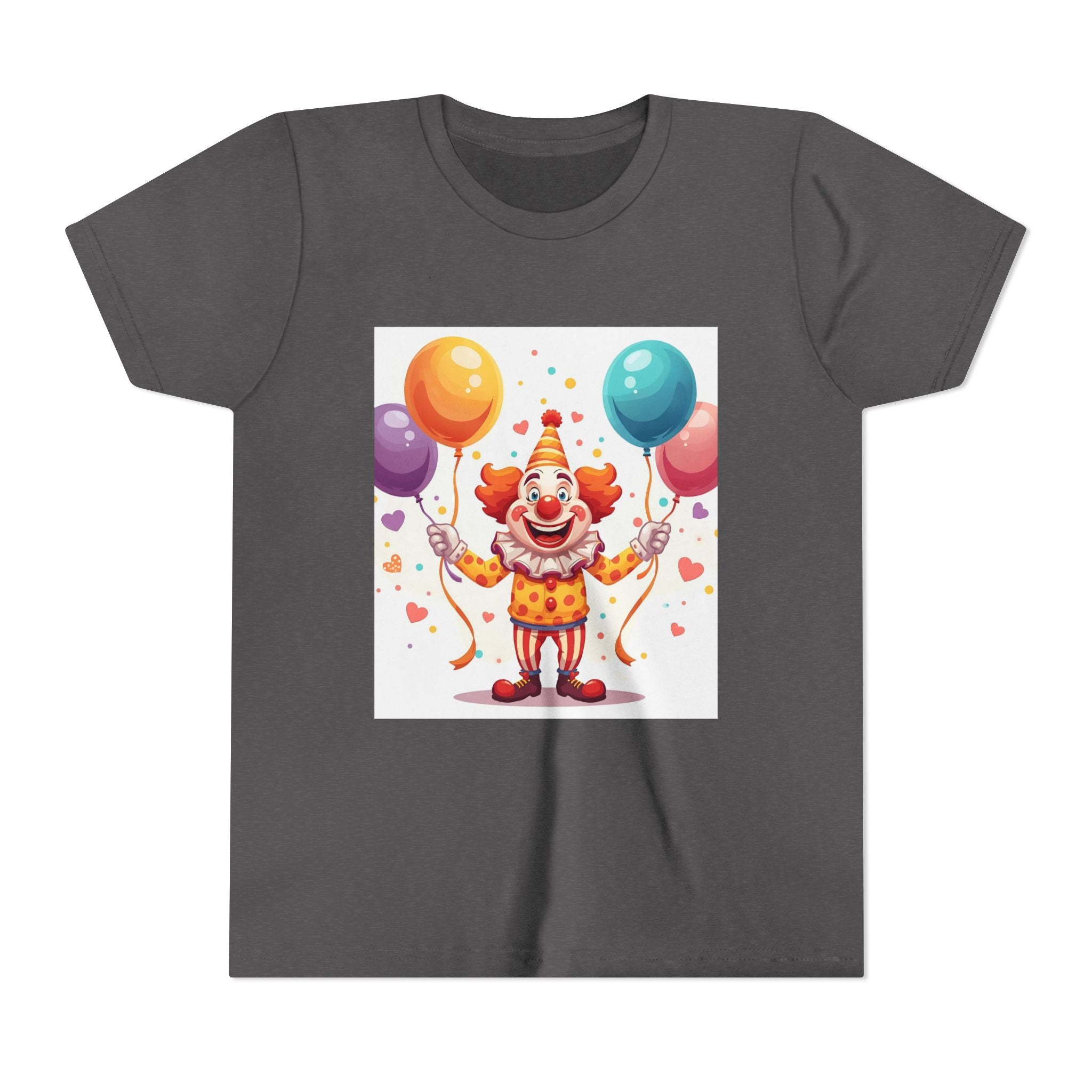 Funny Clown Youth Short Sleeve Tee