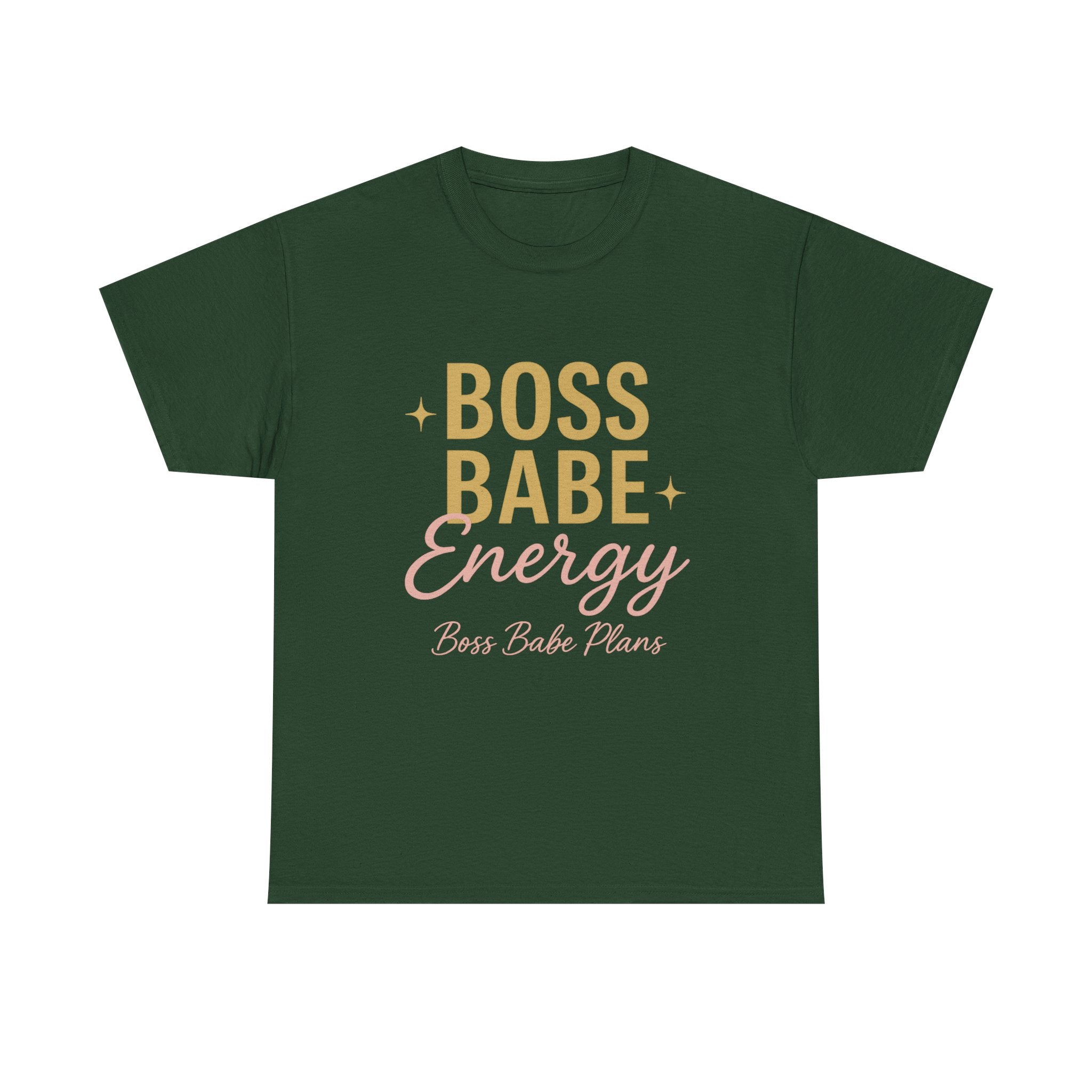 Boss Babe Plans Energy Unisex Cotton Tee
