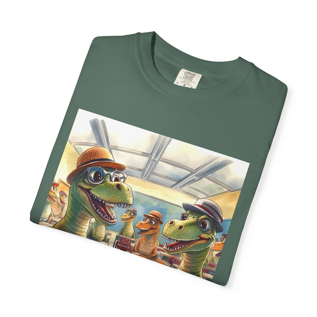 Dinosaur Classroom Unisex T-Shirt: Fun, Casual Wear for Kids, Teachers, Dino Lovers, Birthday Gifts, Everyday Use