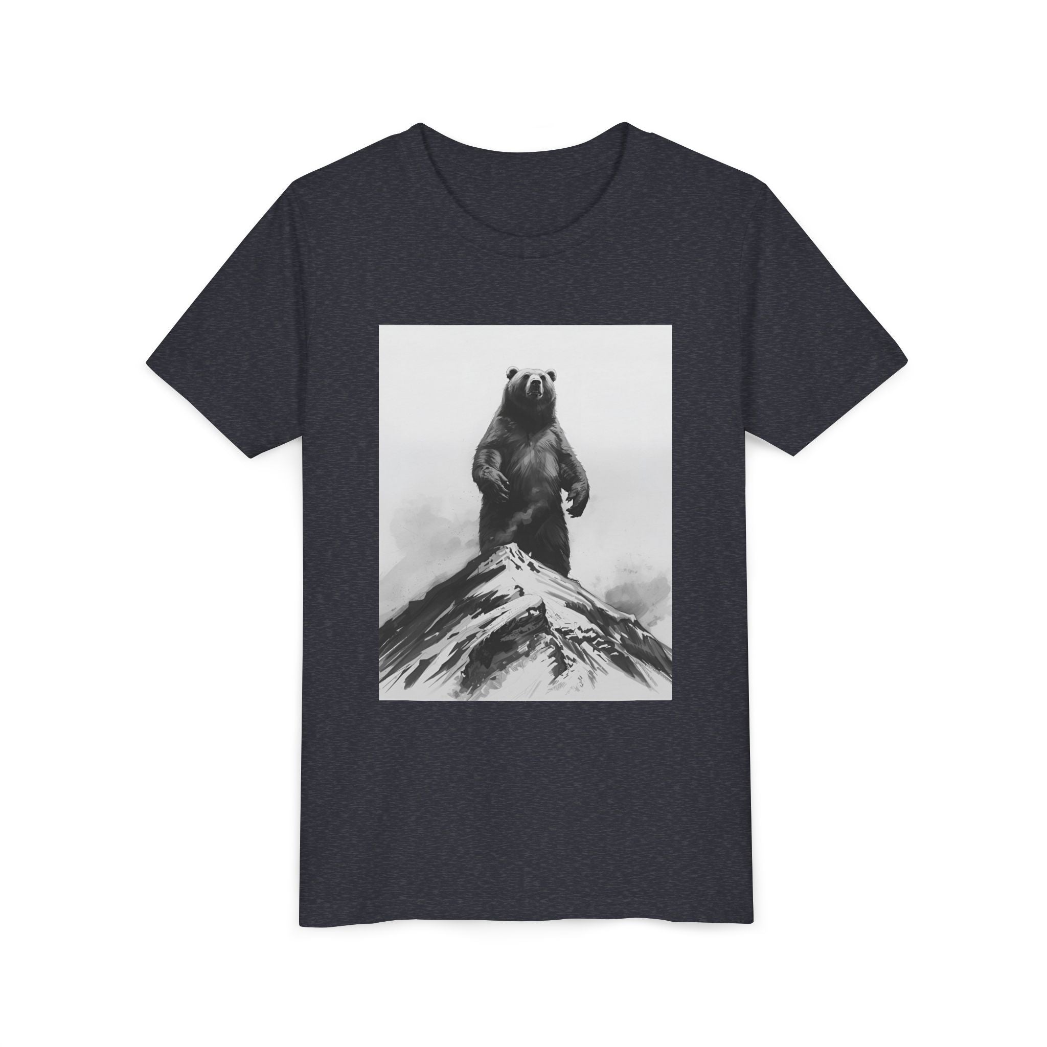 Bear Mountain Snow Youth Short Sleeve Tee
