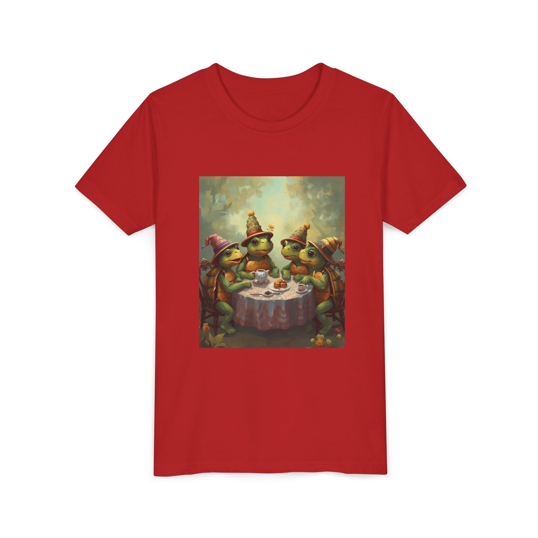 Whimsical Turtle Youth Short Sleeve Tee