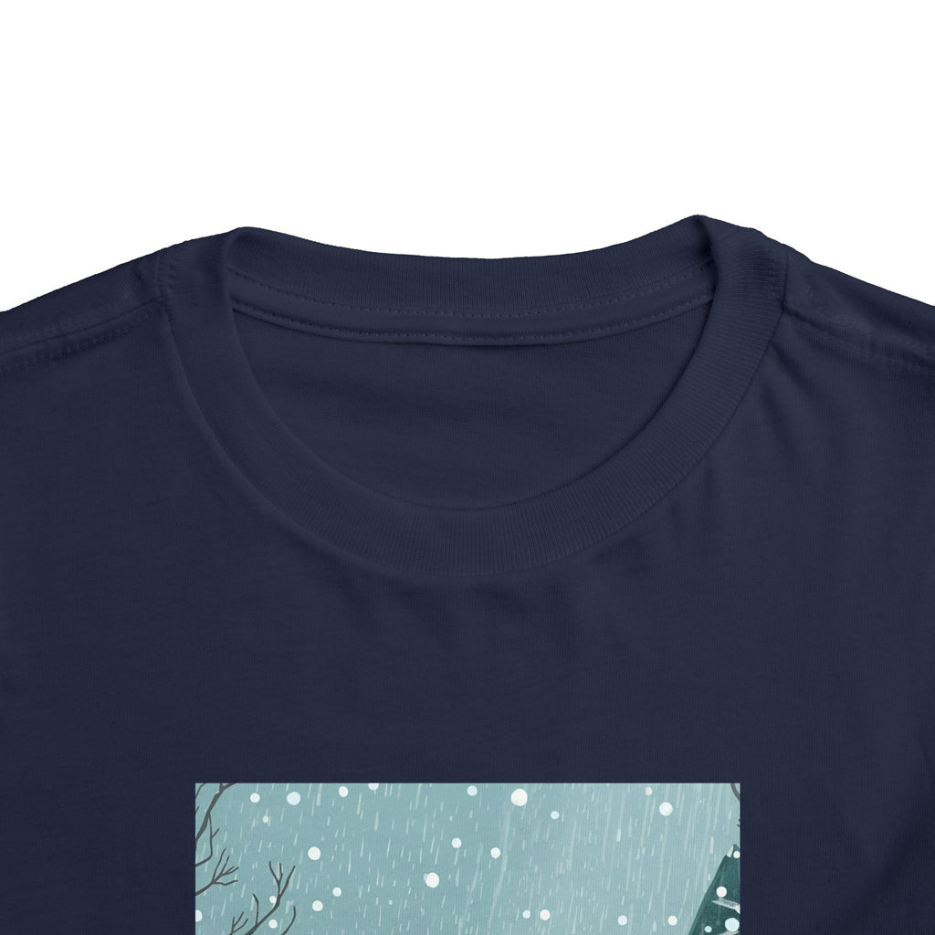 Festive Christmas Snowman Toddler Short Sleeve Tee