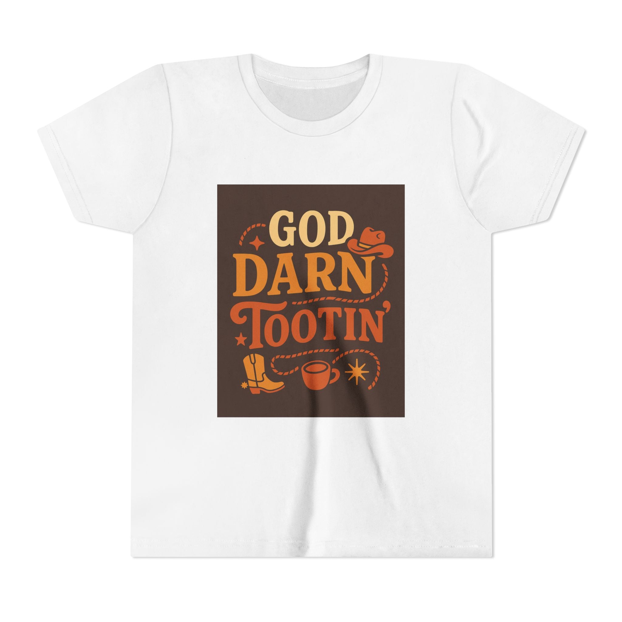 God Darn Tootin Youth Short Sleeve Tee