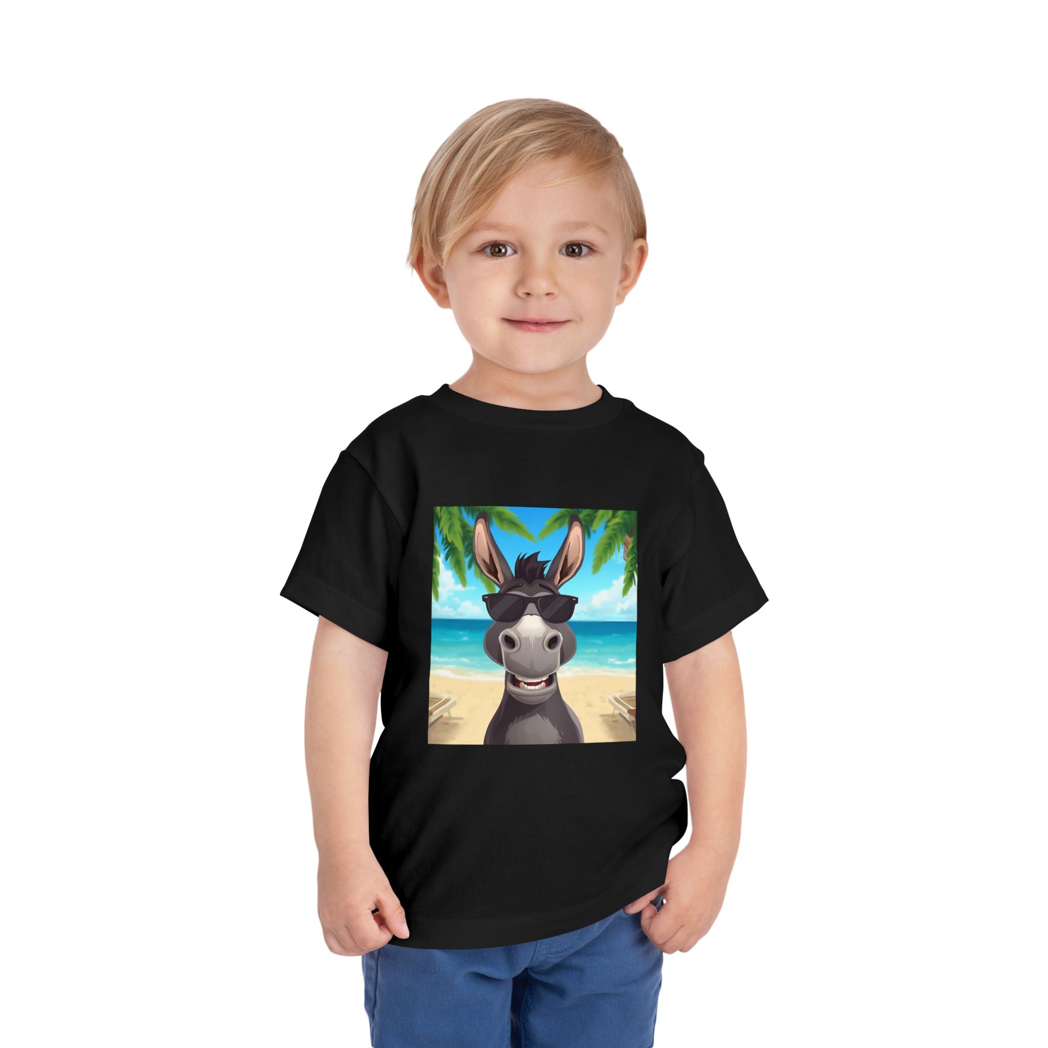 Donkey Beach Vibe Toddler Short Sleeve Tee