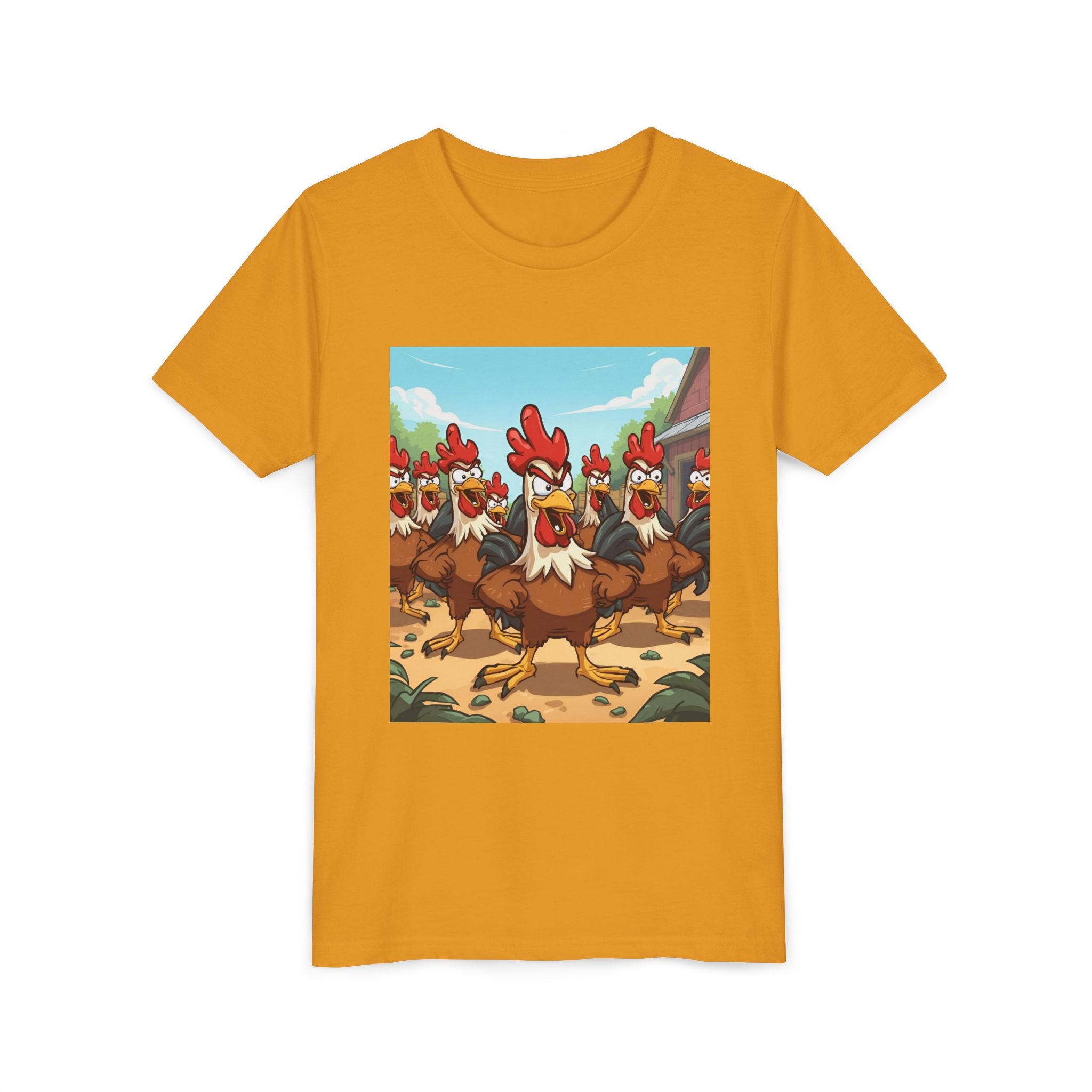 Chicken Funny Youth Short Sleeve Tee