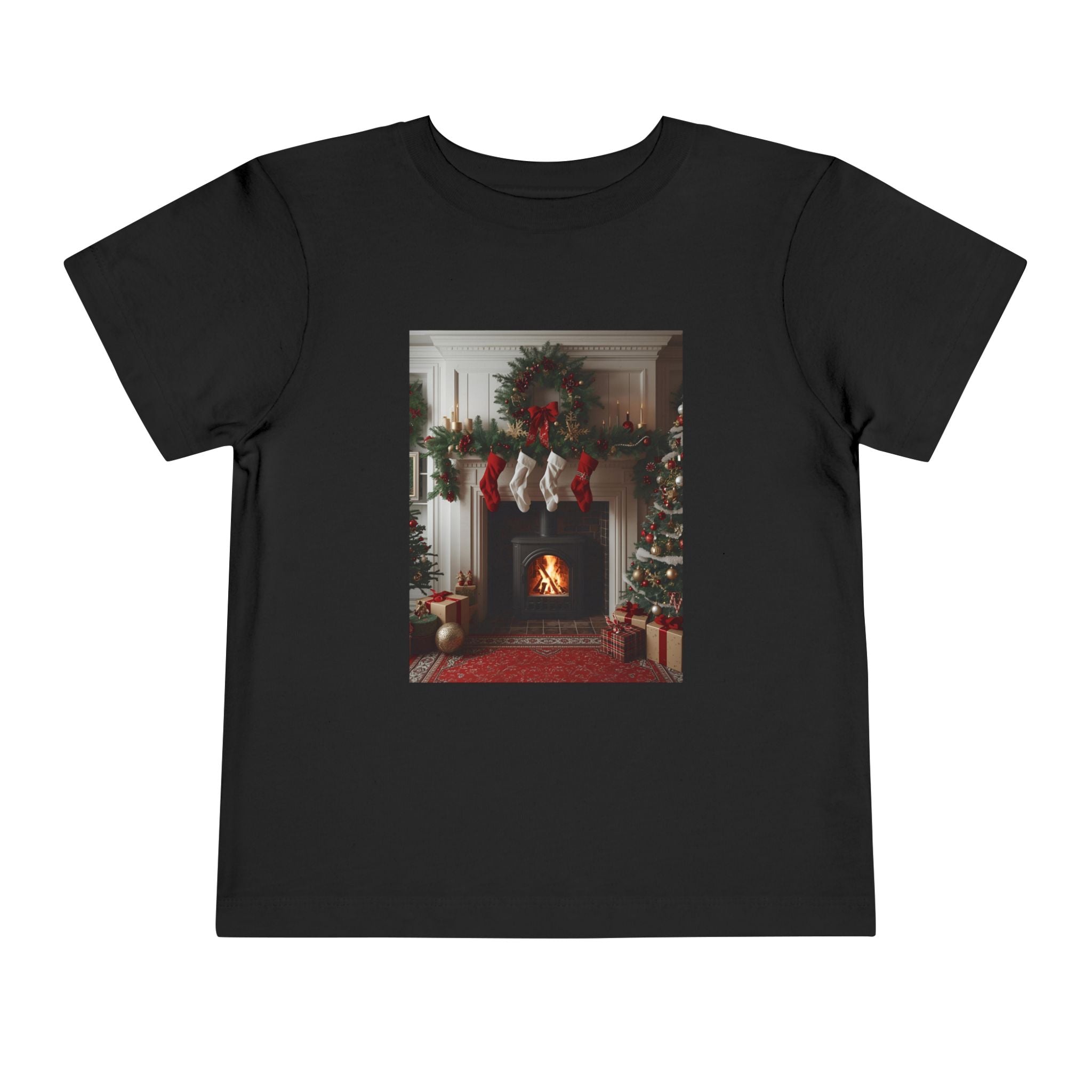 Cozy Christmas Toddler Tee, Holiday Kids Shirt, Cute Winter Tee, Toddler Christmas Outfit, Festive Short Sleeve Shirt