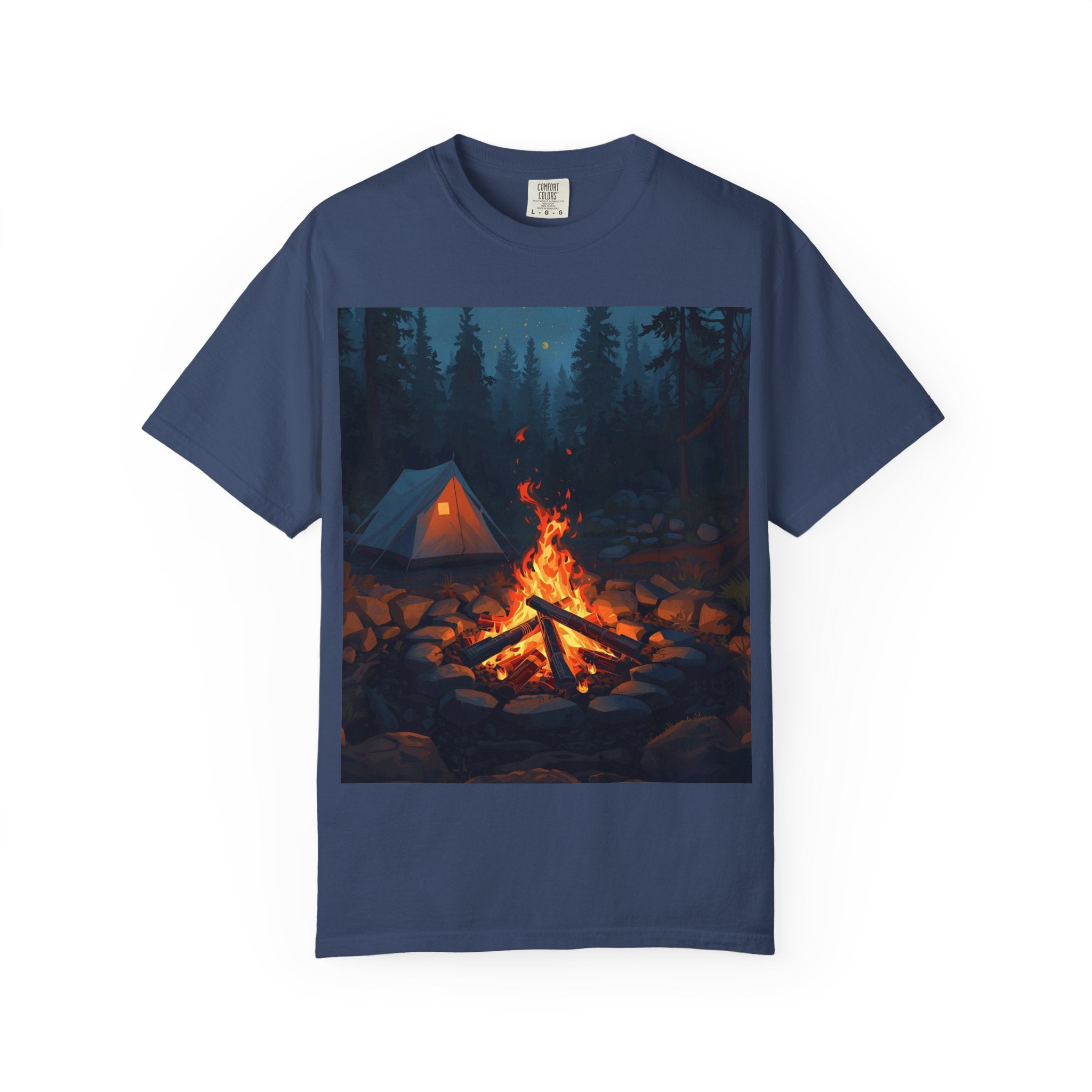 Cozy Campfire Unisex Garment-Dyed T-shirt