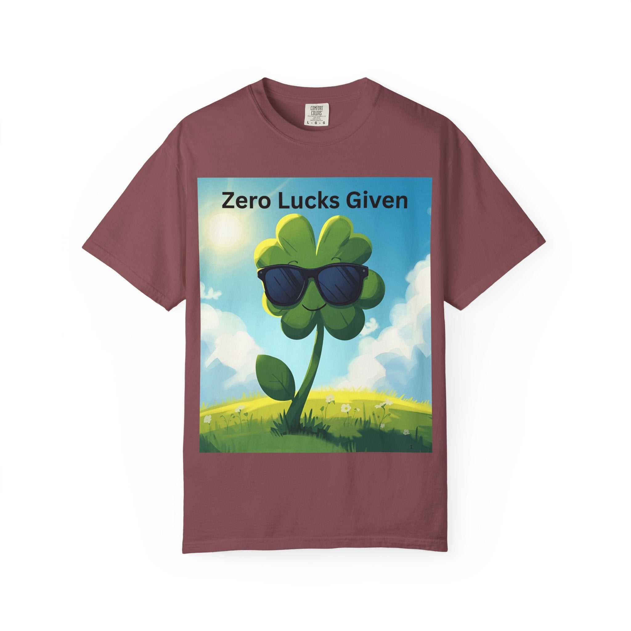 Zero Lucks Given T-Shirt, Funny Unisex Tee, Casual Wear, Gift for St. Patrick's Day, Summer Outfit, Funny Quote Shirt