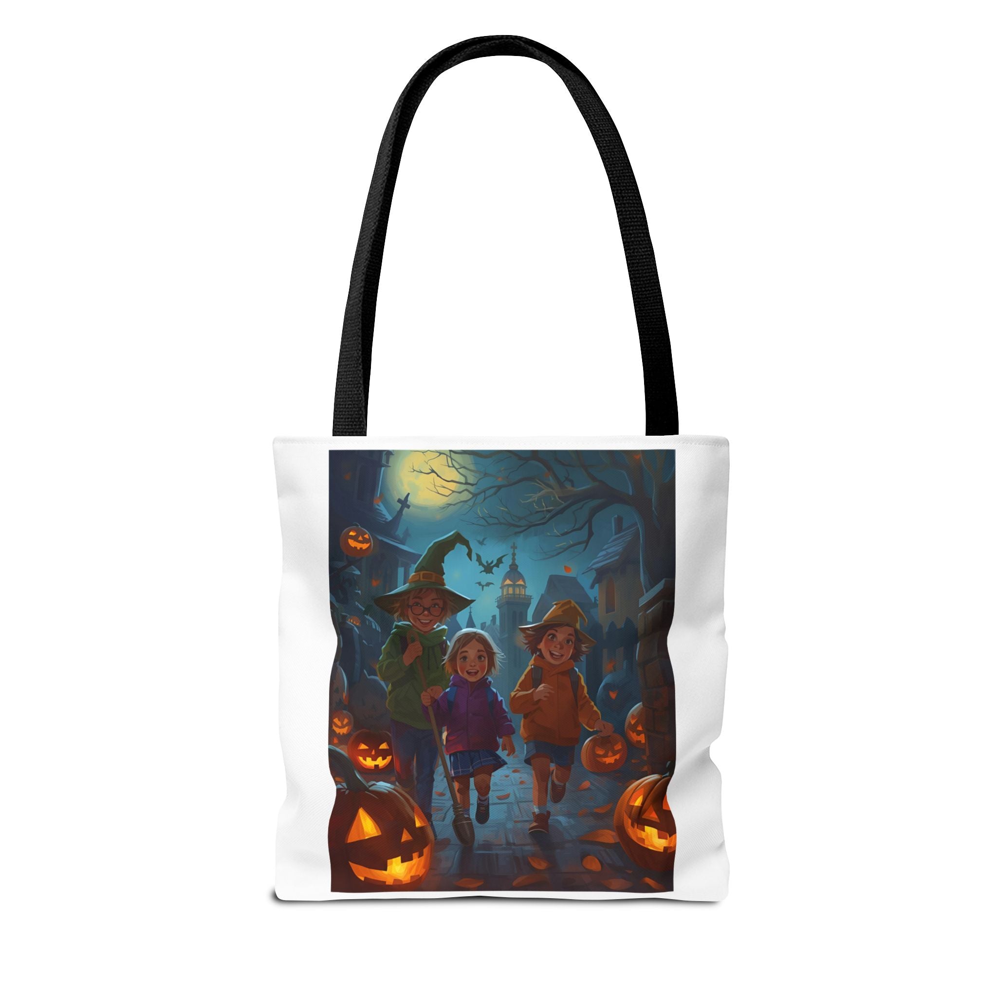 Halloween-Themed Tote Bag, Trick or Treat, Spooky Season, Kids Costume Accessory, Party Favor, Fall Festivities