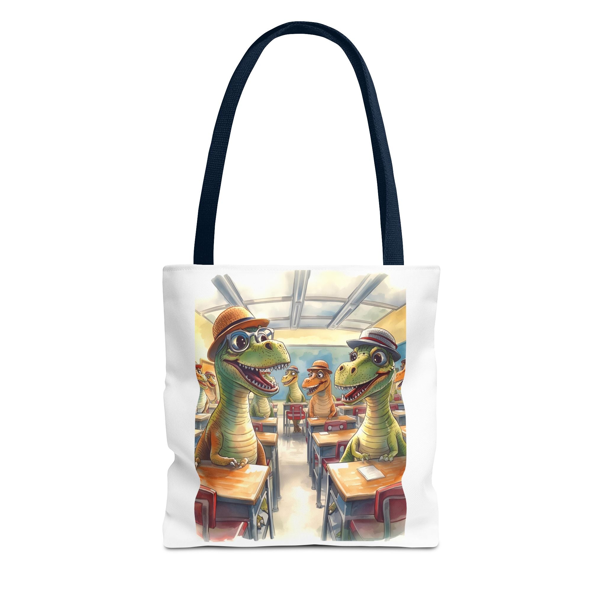 Dinosaur Classroom Tote Bag, Fun School Bag, Kids' Lunch Tote, Teacher Gift, Student Bag, Unique Art Bag