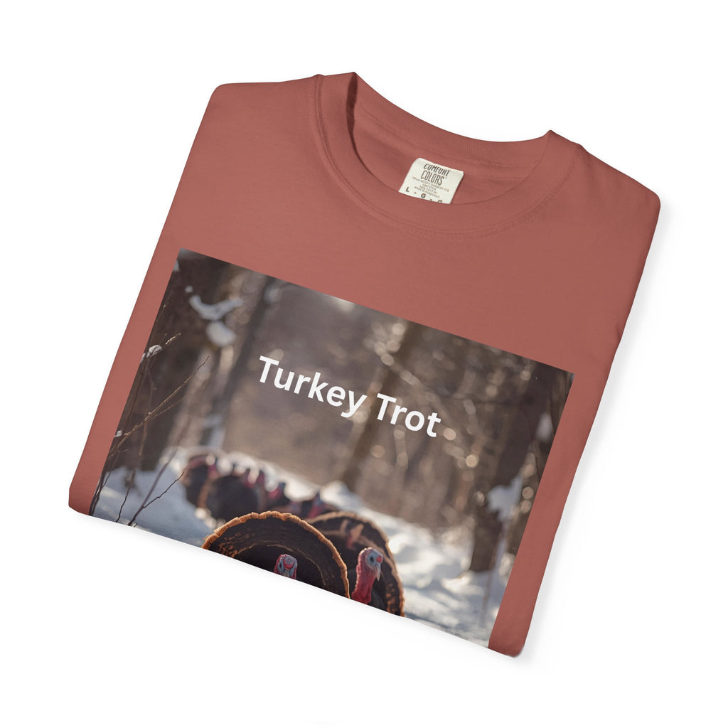 Turkey Trot Unisex T-Shirt, Casual Tee, Thanksgiving Apparel, Outdoor Fun Shirt, Festival Wear, Holiday Gift Idea