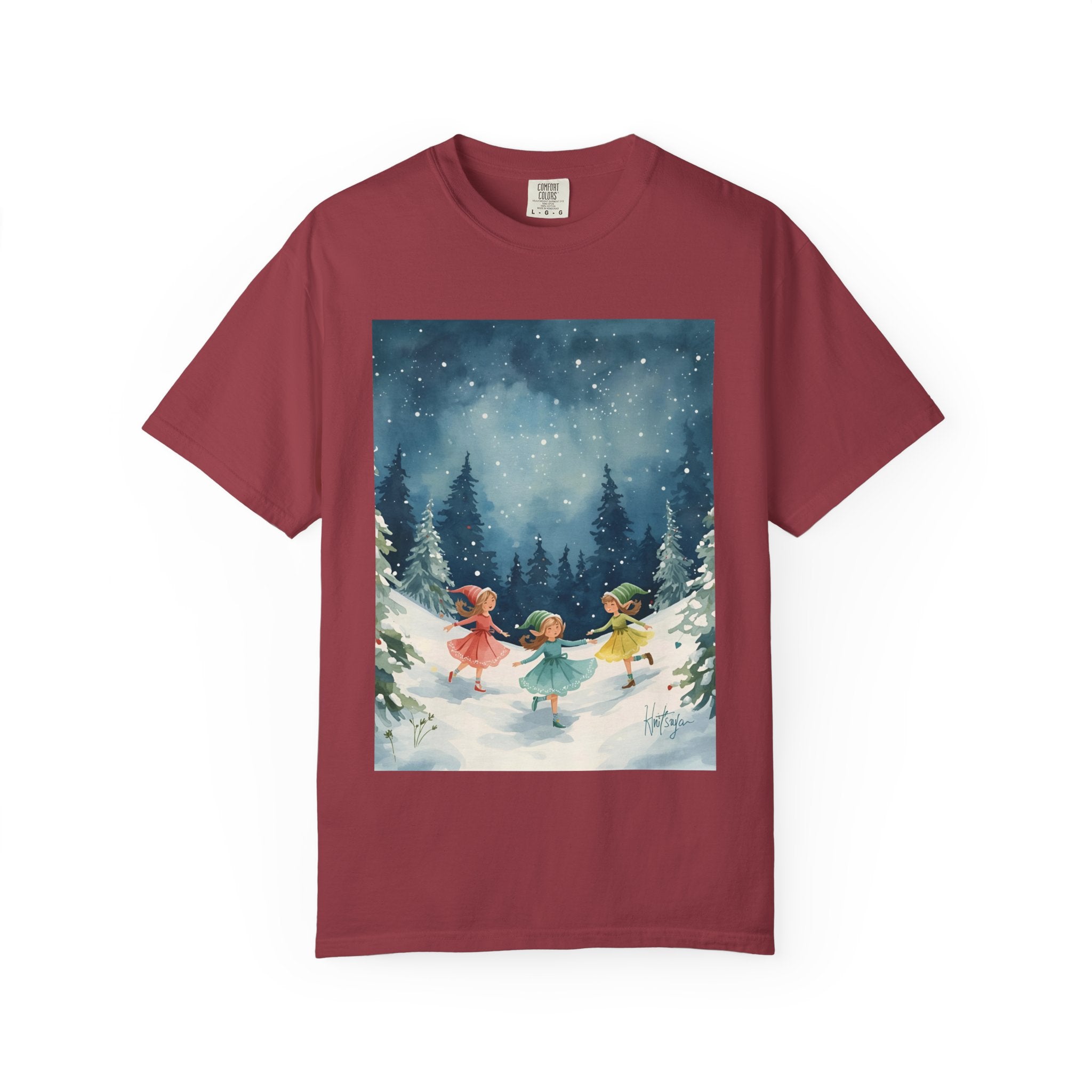 Winter Wonderland T-Shirt, Holiday Gift, Unisex Tee, Cozy Winter Apparel, Snowy Scene Shirt, Christmas Fashion