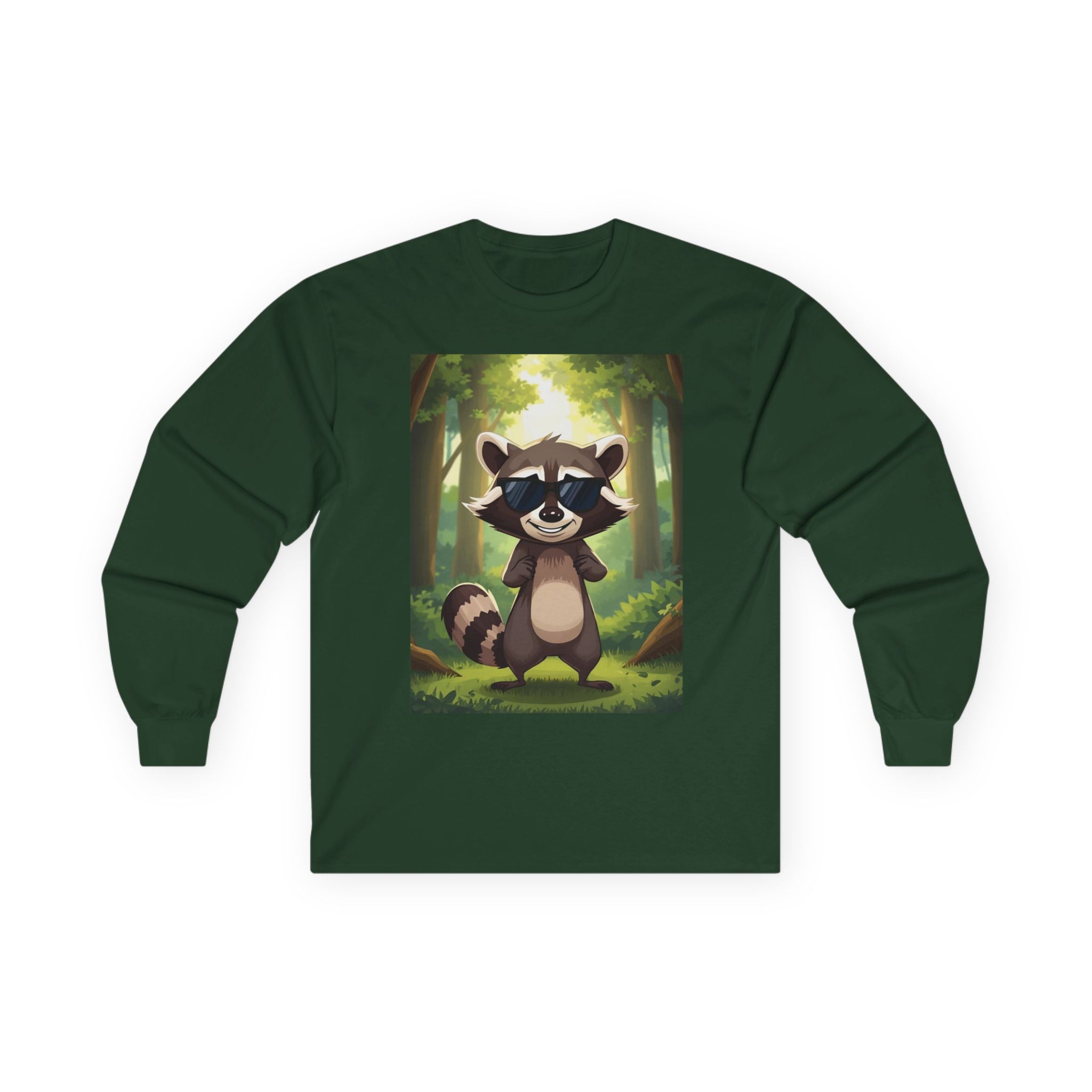 Adorable Raccoon Long Sleeve Tee for Nature Lovers, Perfect Gift for Kids and Adults, Cute Animal Graphic Shirt, Cozy Wear for [...]